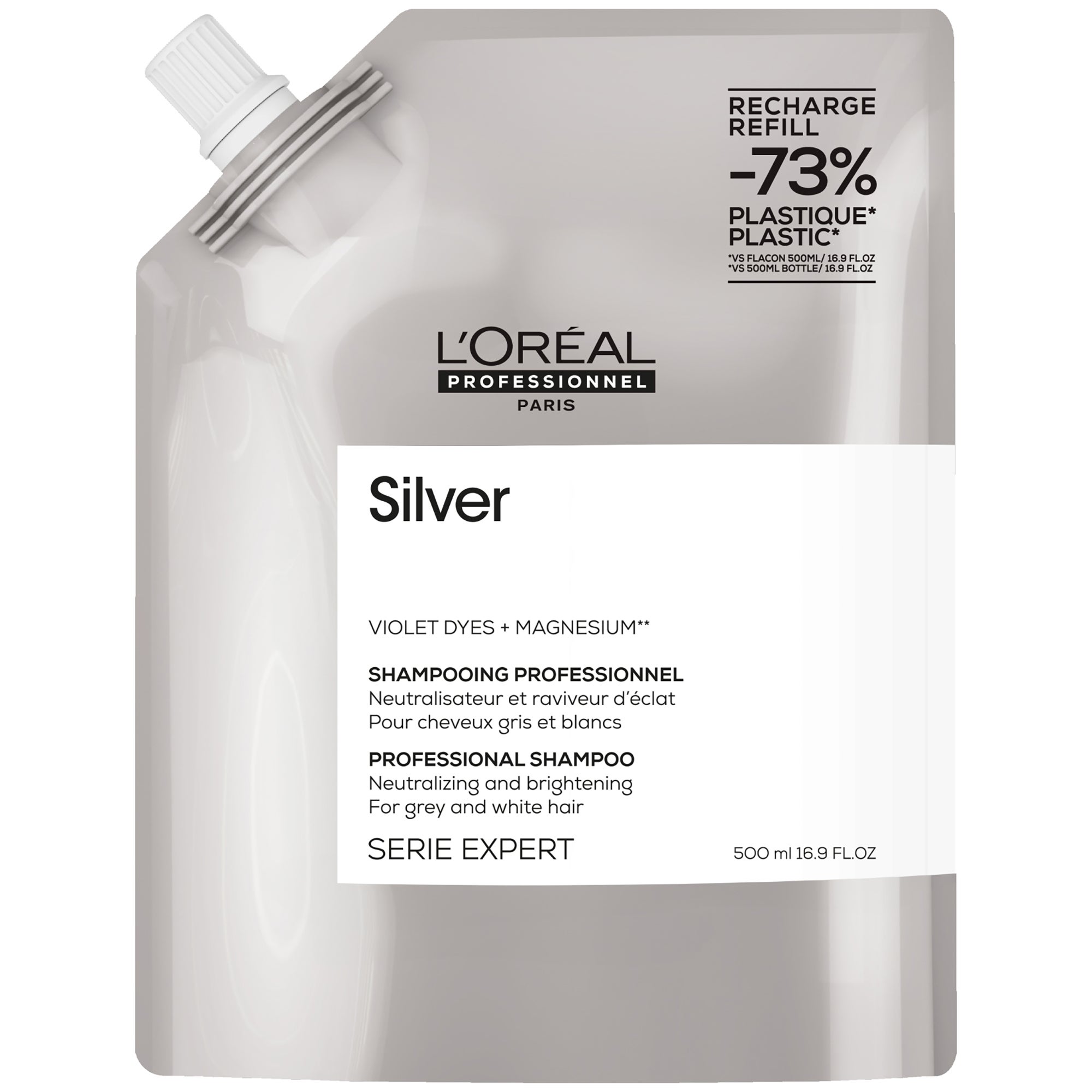 L'Oréal Paris Colorista Silver Shampoo 6er Pack – Violette Formel Für Blondiertes & Graues Haar, 200ml Pro Flasche