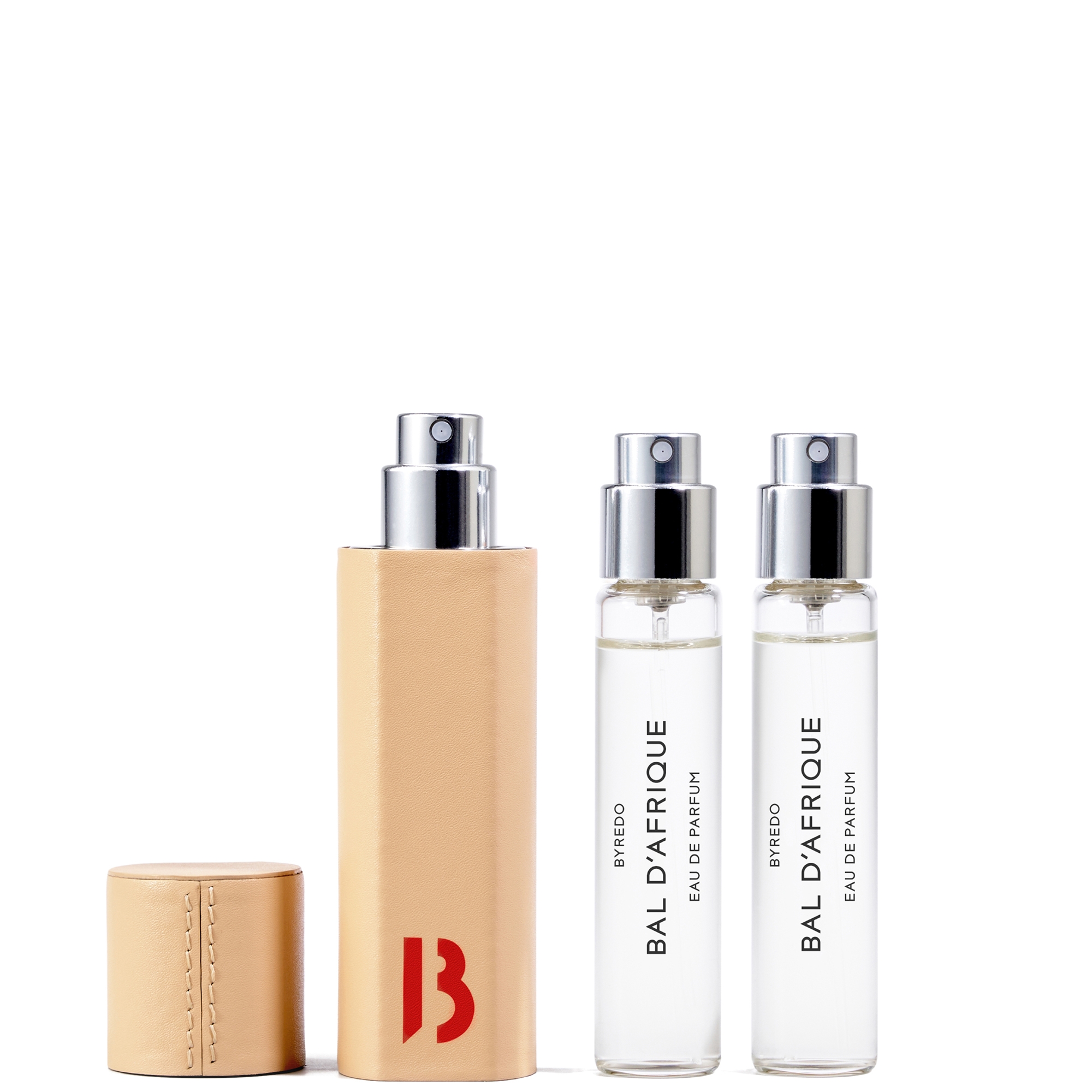 cult BYREDO Bal D'Afrique 12ml Eau de Parfum and Travel Leather Set