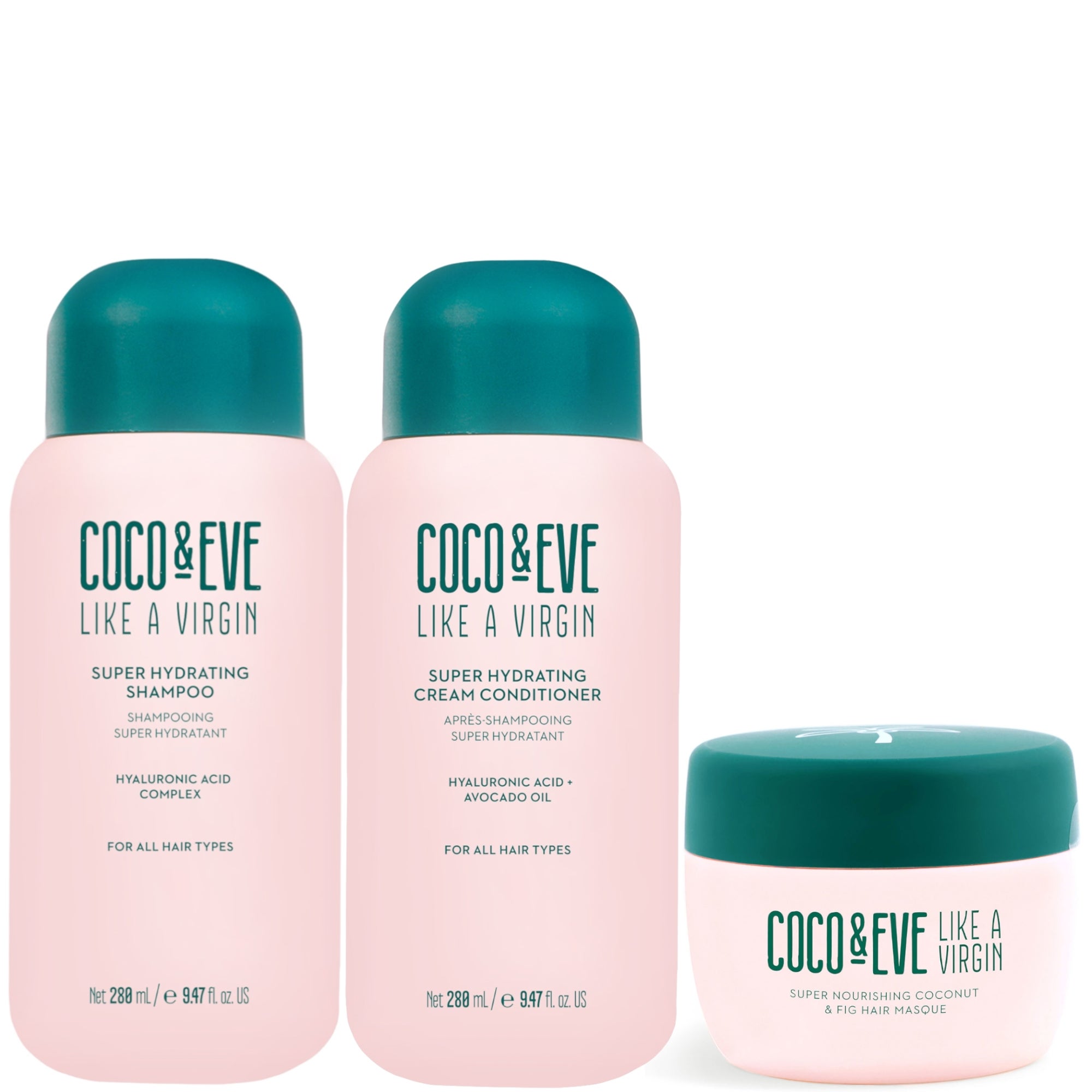 Coco & Eve Like a Virgin Hydrating Routine Bundle | LOOKFANTASTIC