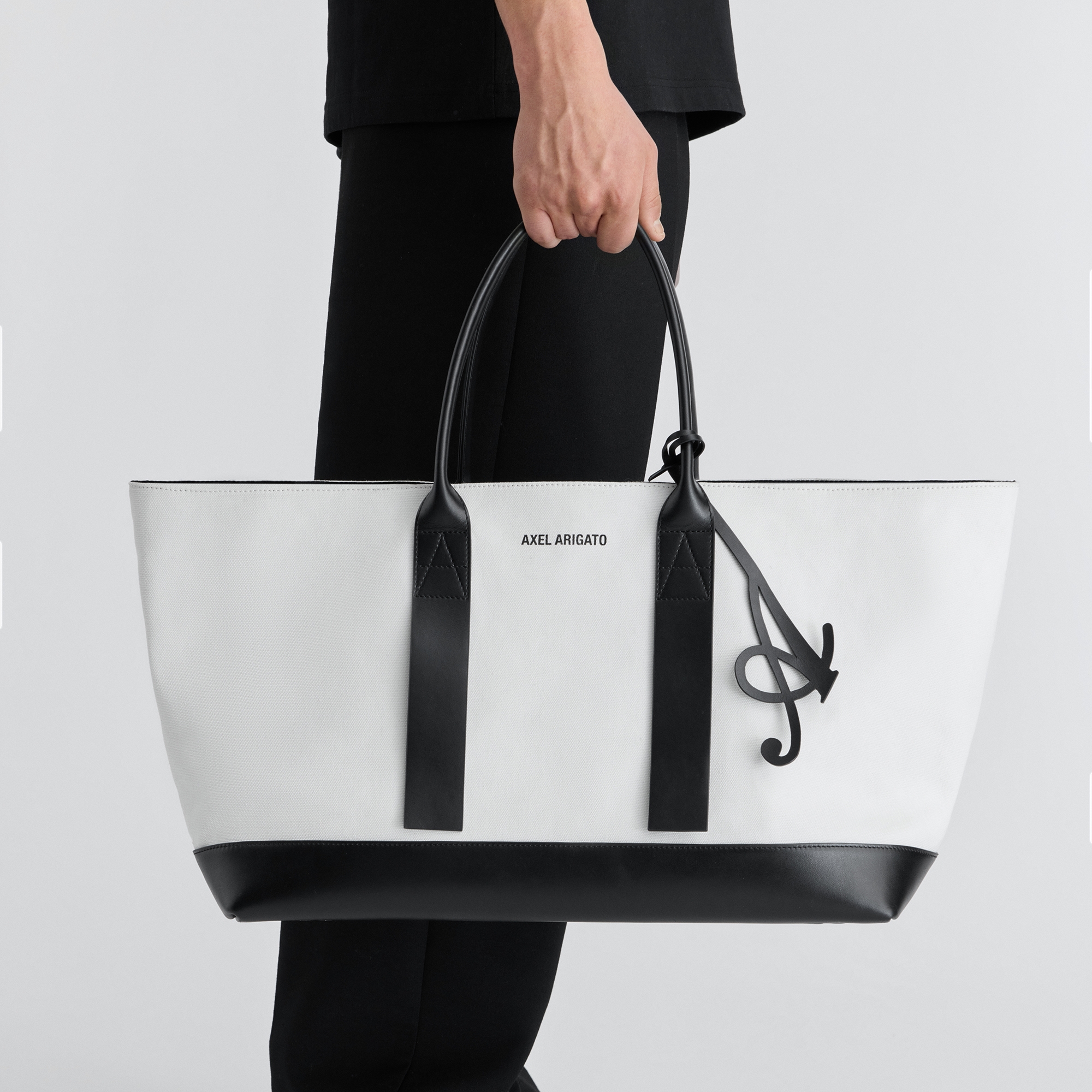 Axel Arigato Note Cotton-Canvas Shopper Bag | Coggles