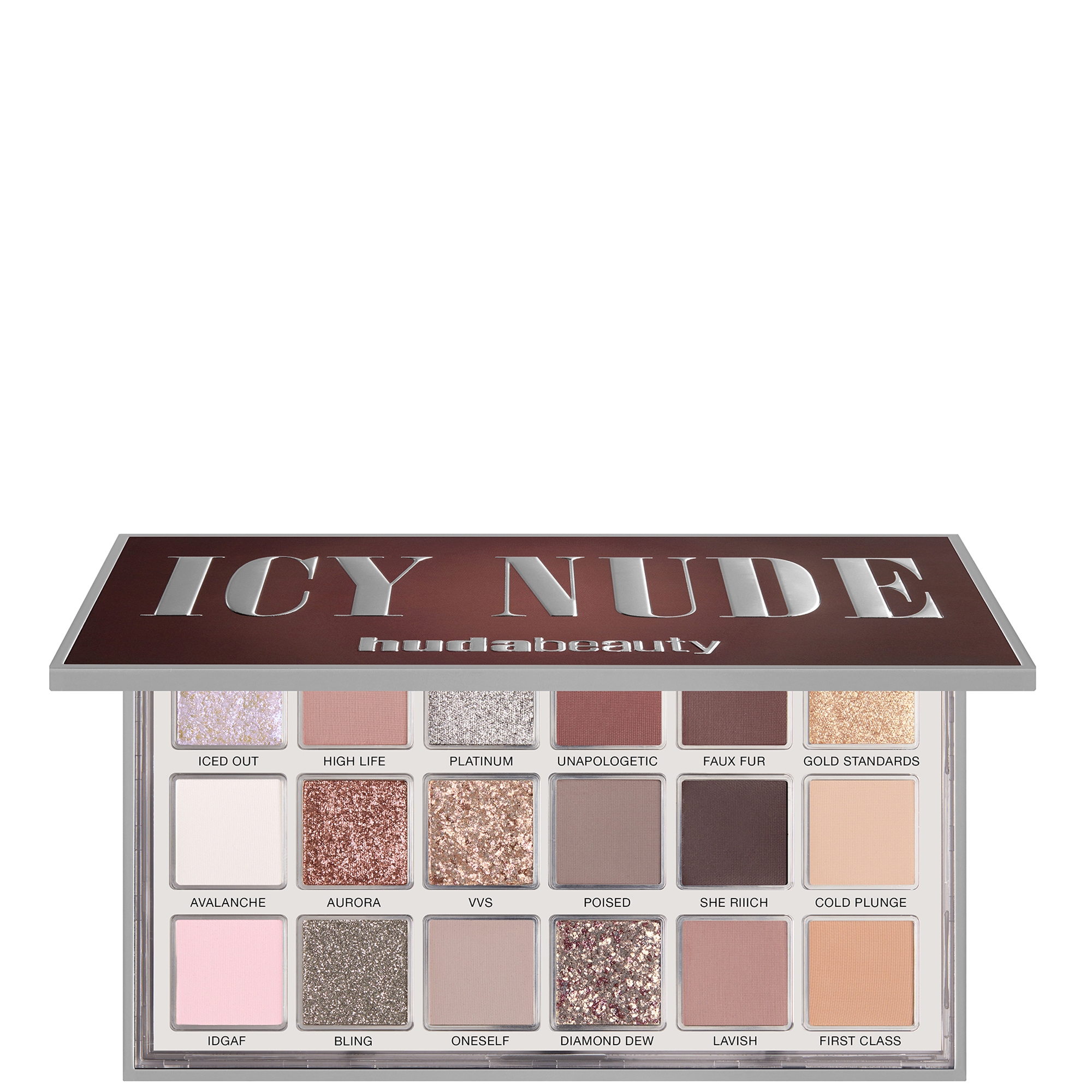 Huda Beauty Icy Nude Eyeshadow Palette 16g | CultBeauty