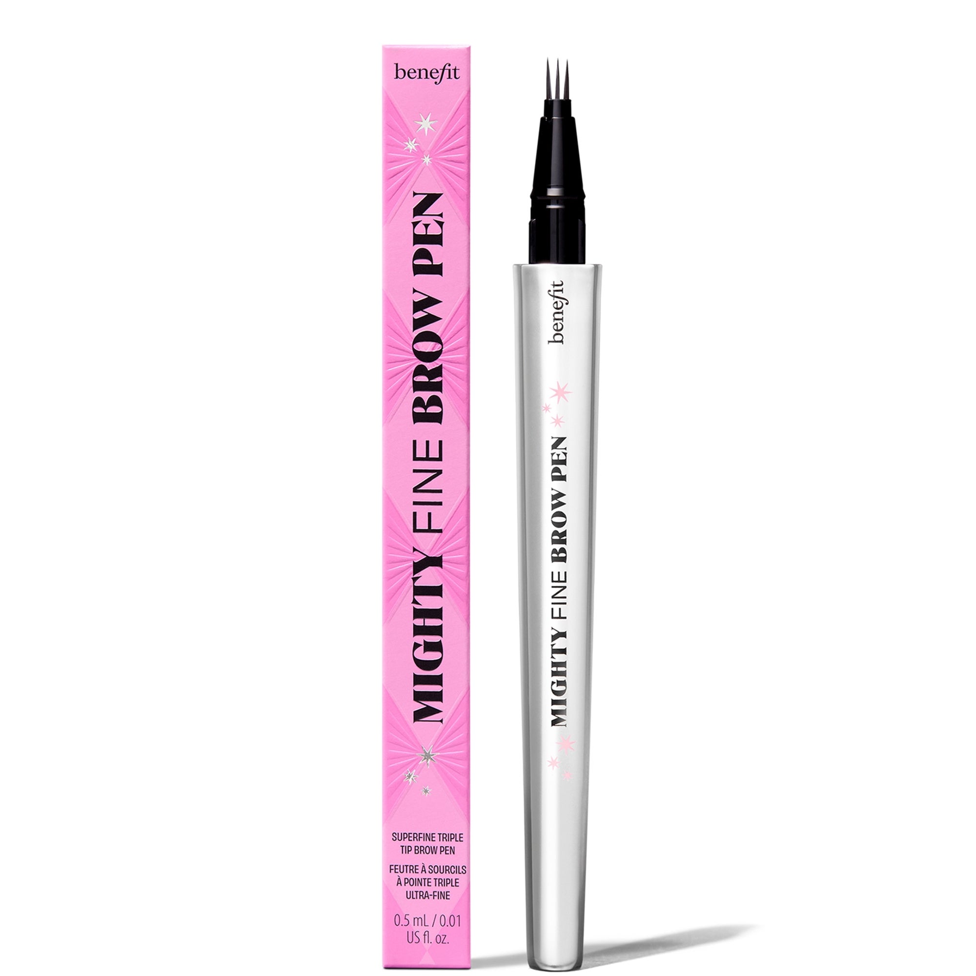 benefit Mighty Fine Brow Superfine Triple Tip Pen 0.5ml (Various Shades)