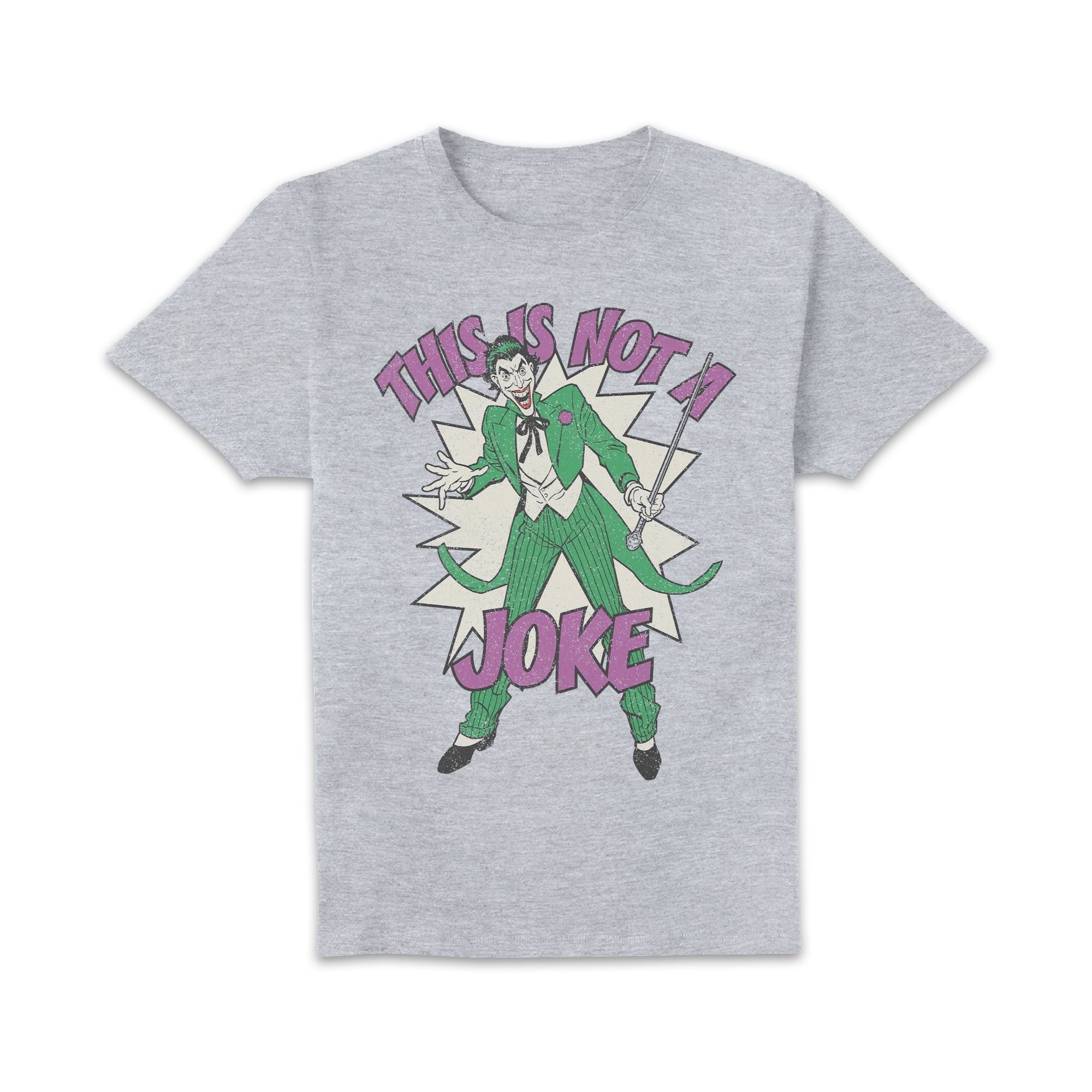 Joker This Is Not A Joke Unisex T-Shirt - Grey - XL - Grey