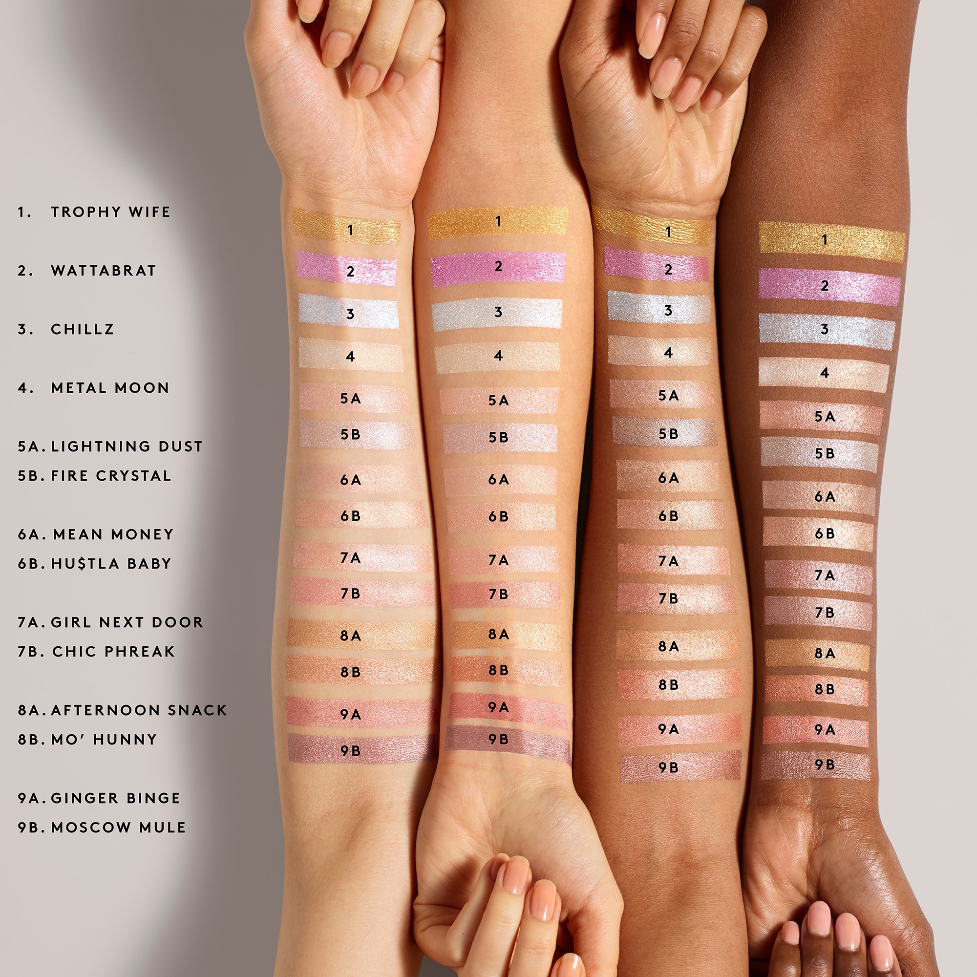 Fenty Beauty Highlighter Duo Swatches Shop Killawatt Freestyle