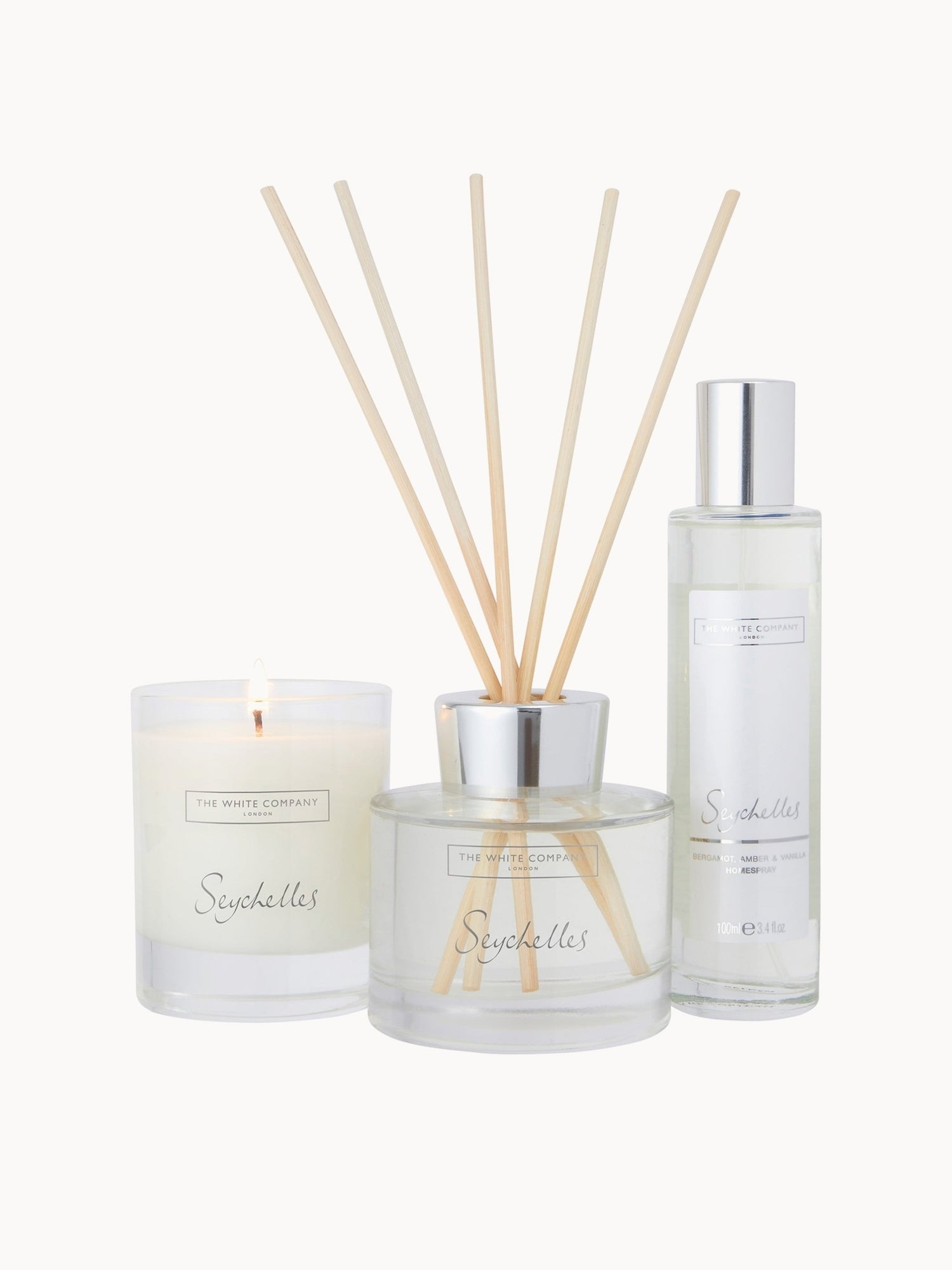 The White Company Seychelles Large Home Scenting Set
