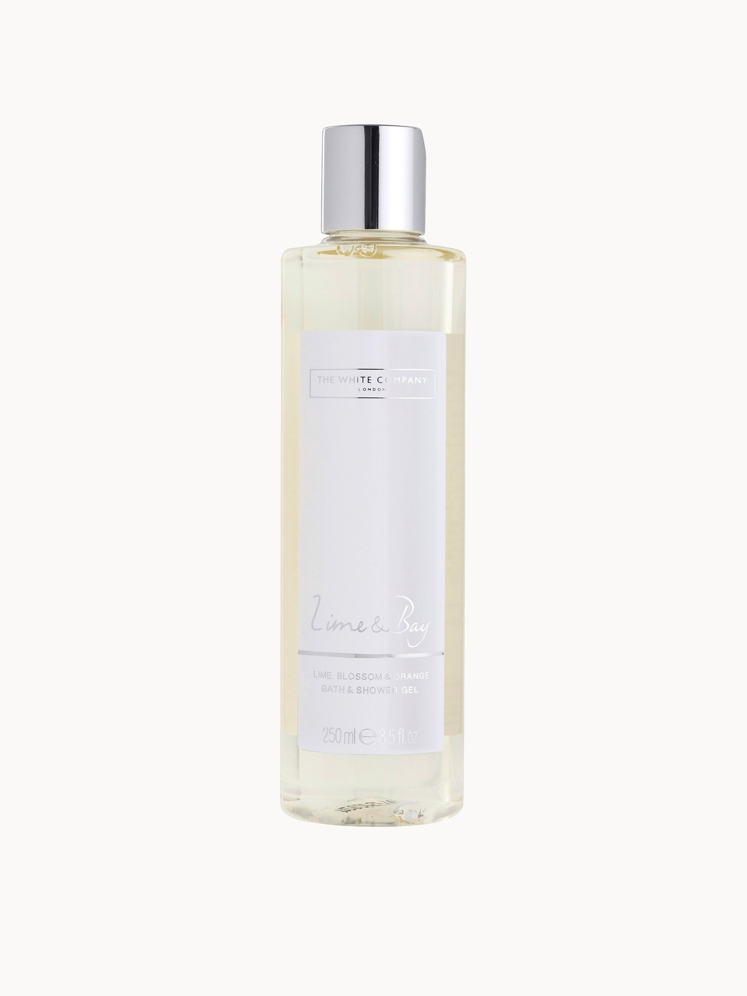 The White Company Lime & Bay Bath & Shower Gel 250ml