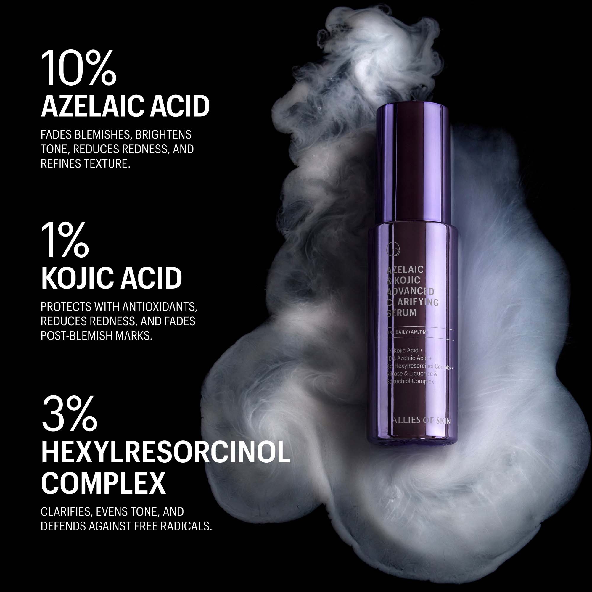 Allies of Skin Azelaic and Kojic Advanced Clarifying Serum 30ml