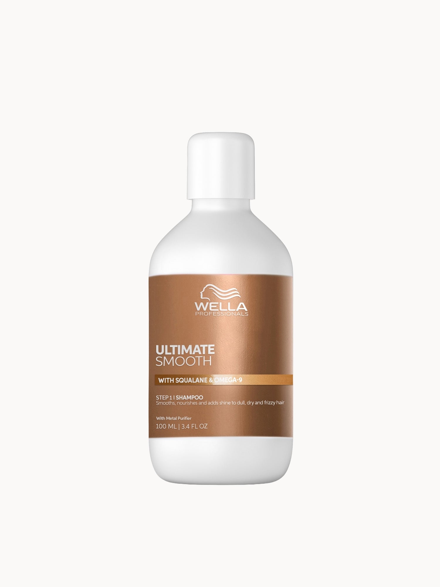 Wella Professionals Ultimate Smooth Shampoo with Squalane & Omega 9 for Dry, Dull & Frizzy Hair 100ml