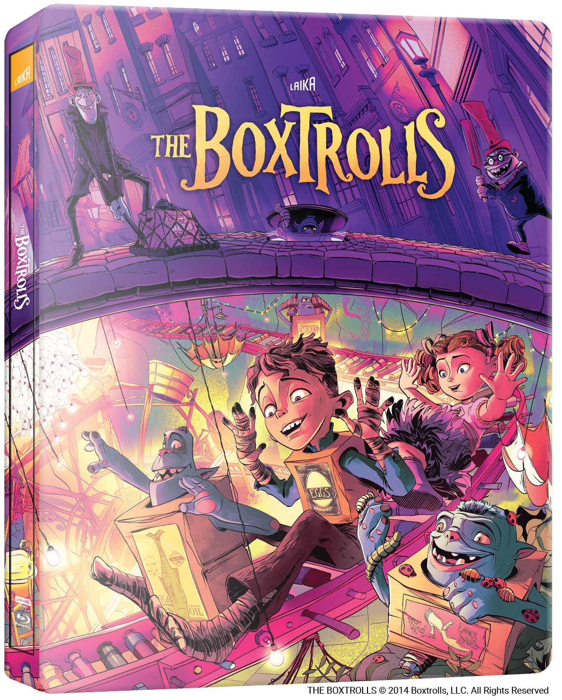 The BoxTrolls - Limited Edition 4K Ultra HD & Blu-ray Steelbook | Zavvi UK