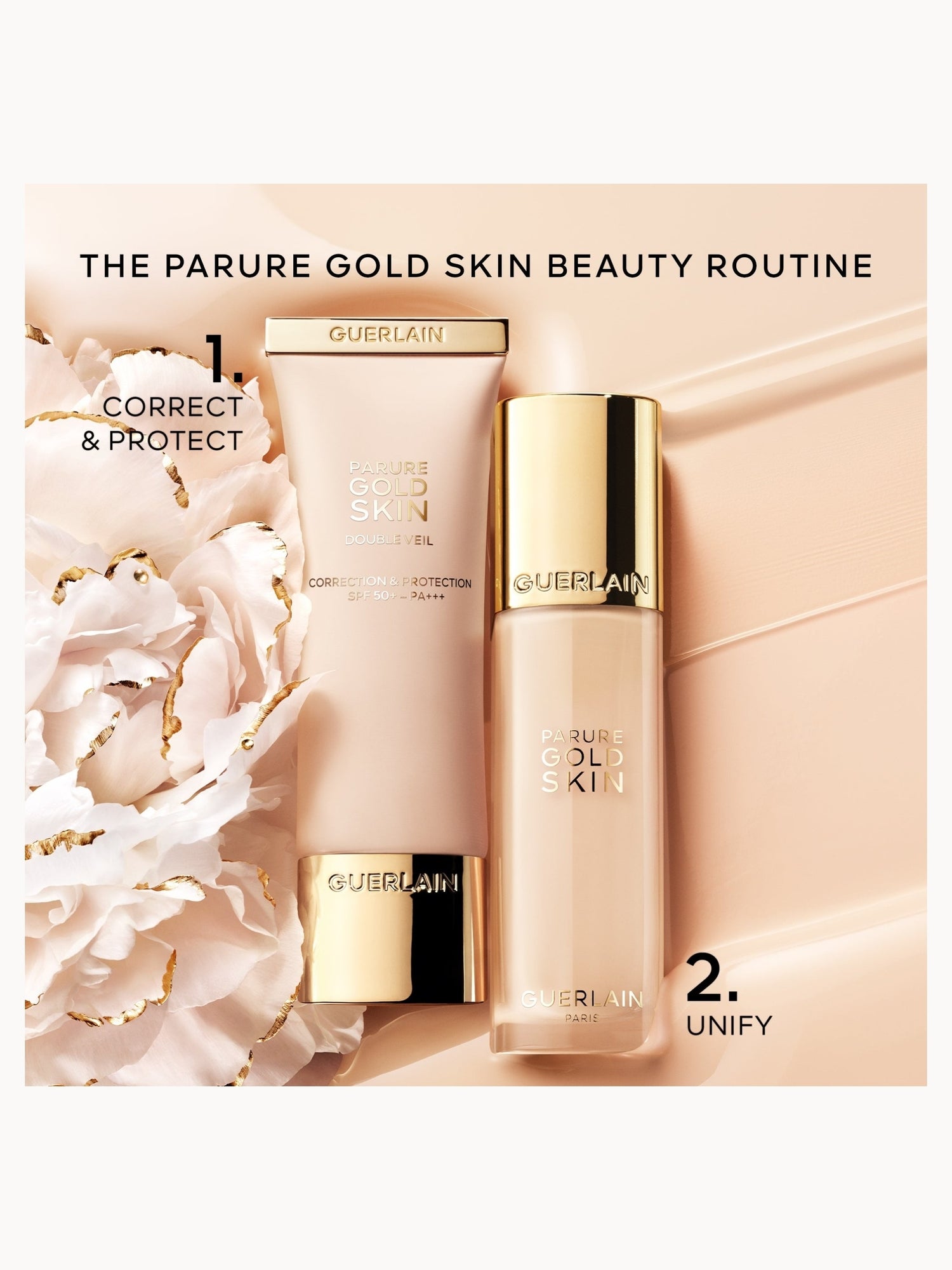 GUERLAIN Parure Gold Skin Double Veil. Rejuvenating Effect Skin