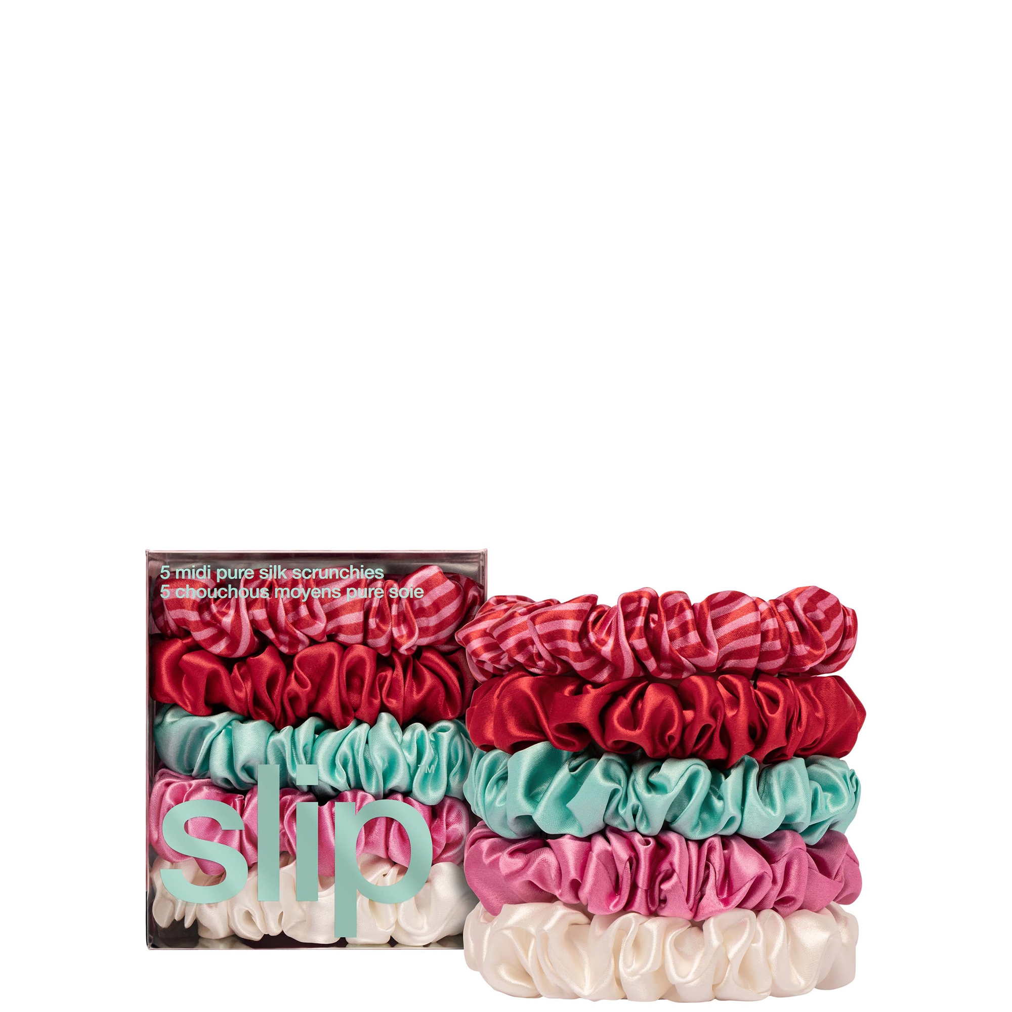 cult Slip Pure Silk Midi Scrunchies - Gelati