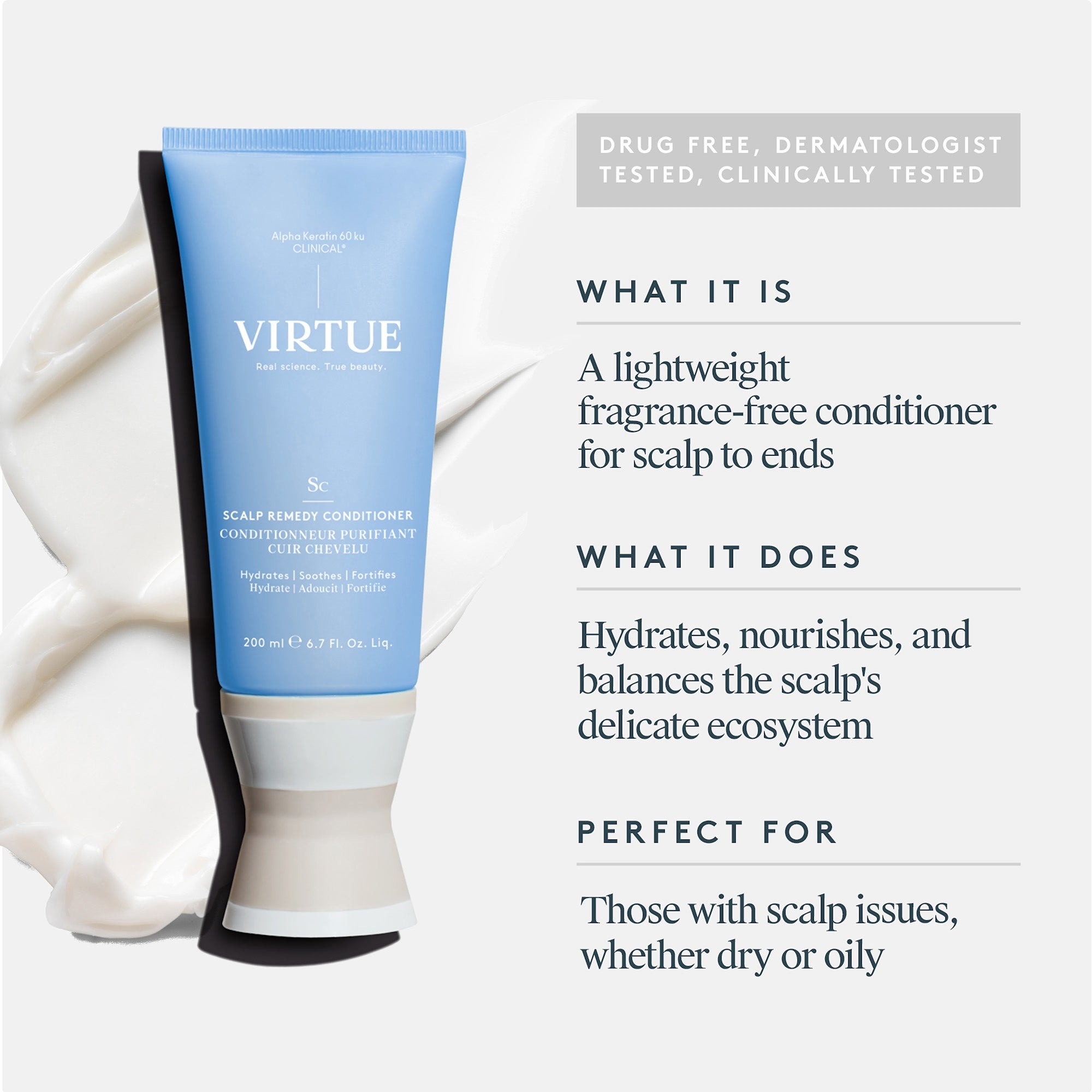 VIRTUE Scalp Remedy Shampoo 240ml | Dermstore