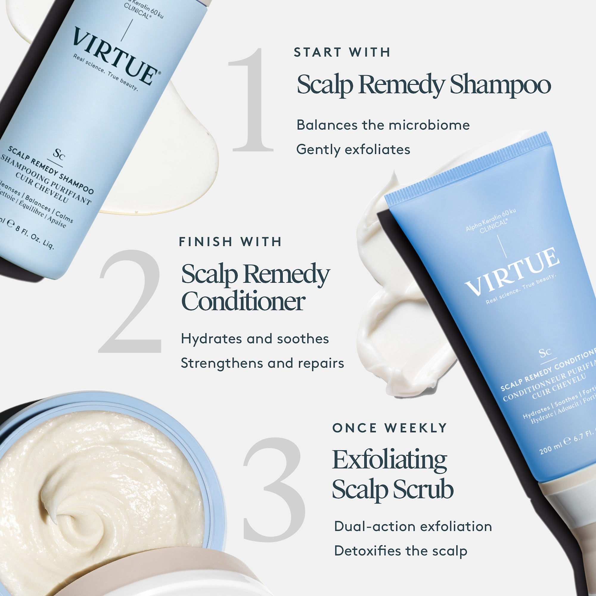 VIRTUE Scalp Remedy Shampoo 240ml | Dermstore