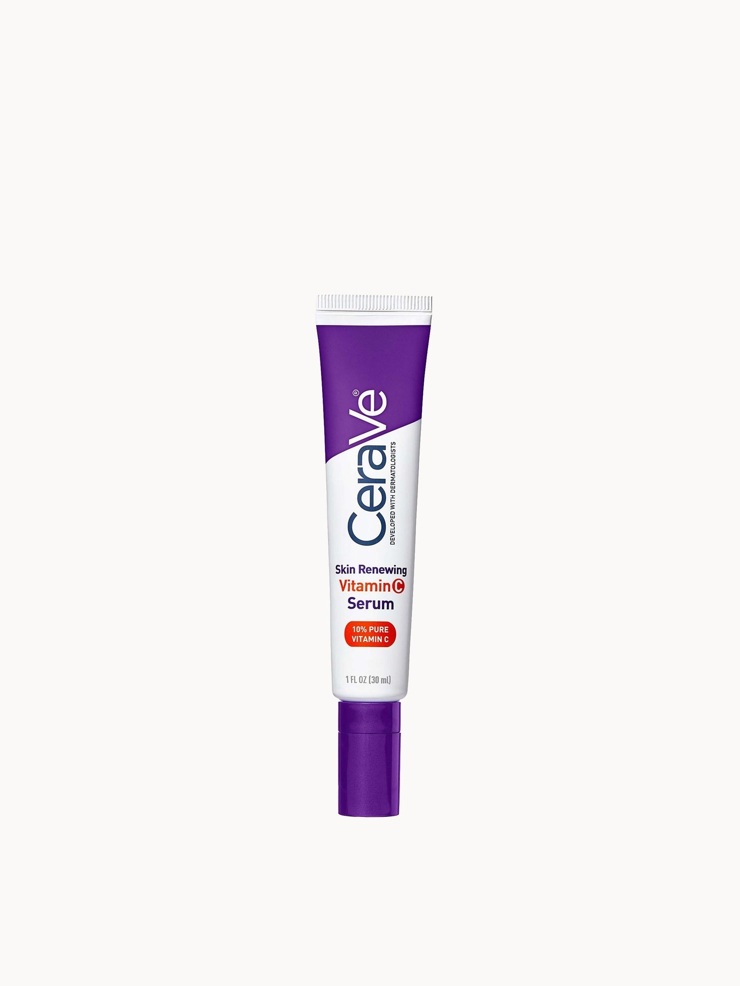 CeraVe Skin Renewing 10% Pure Vitamin C Serum with Ceramides for Brighter & Smoother Skin 30ml
