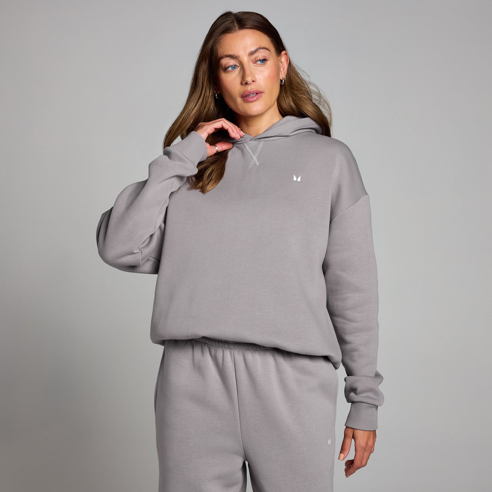 MP Women's Basics Oversized Hoodie - Light Grey Marl | Myprotein