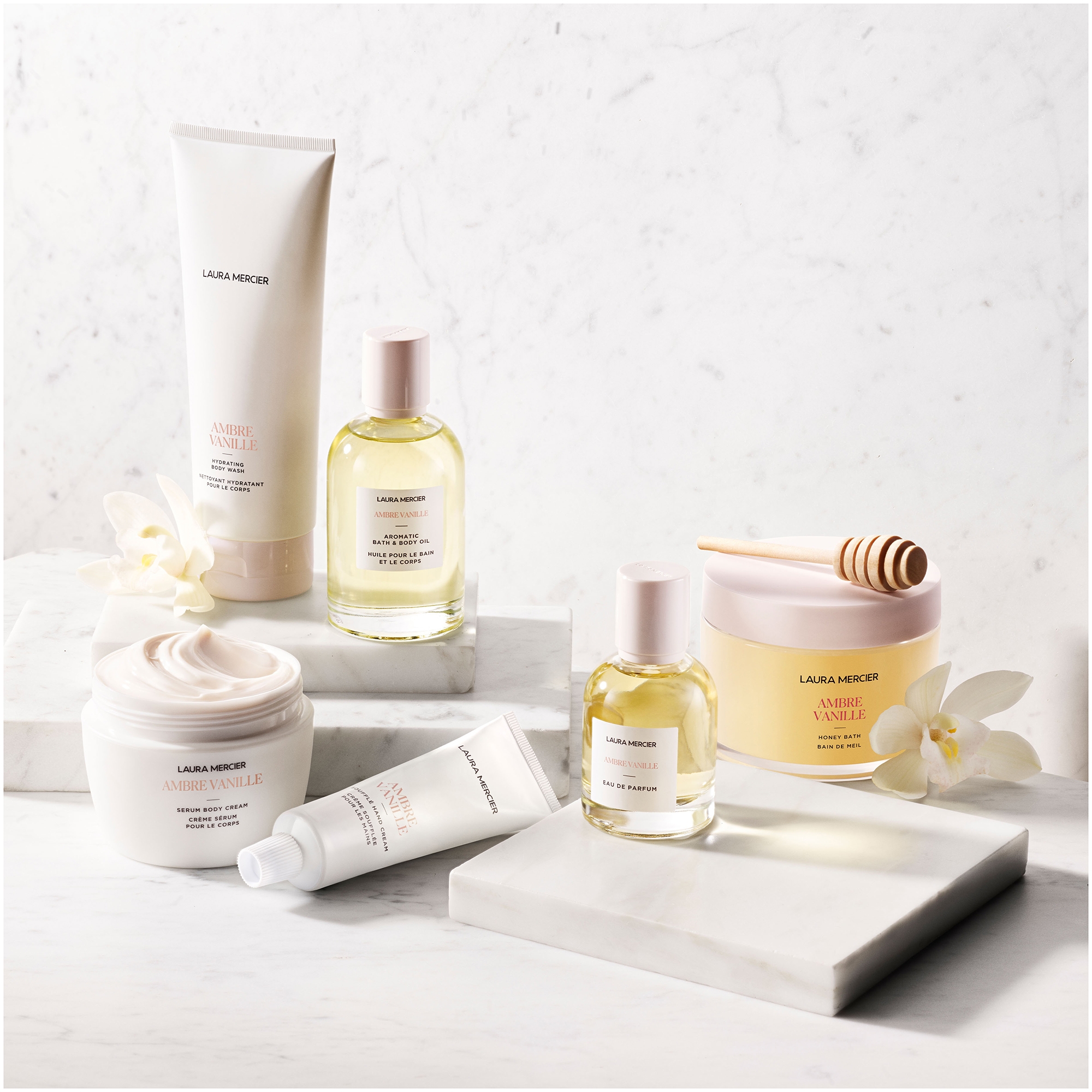 Laura Mercier Honey Bath 250ml - Ambre Vanille | LOOKFANTASTIC