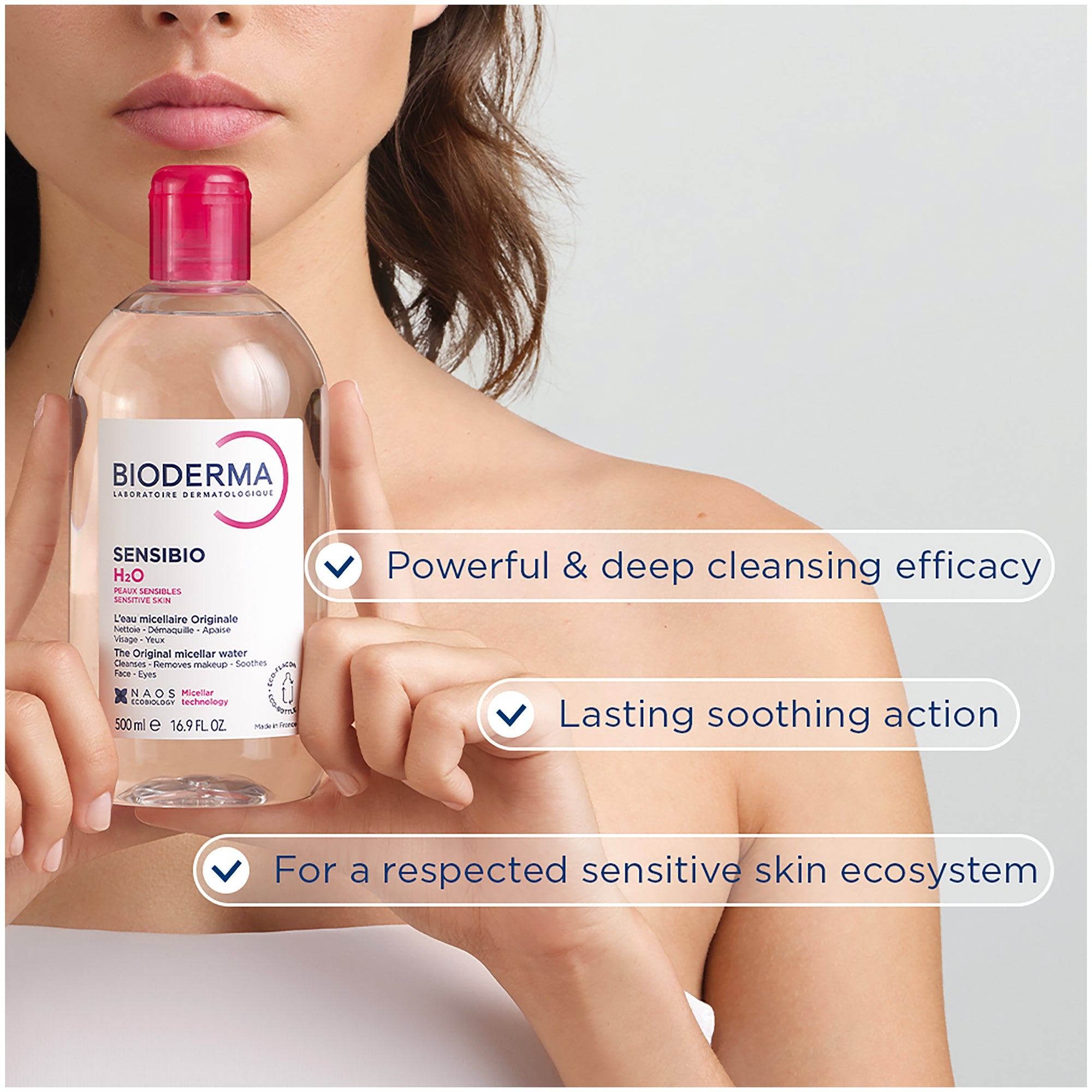 Bioderma Sensibio H2O Micellar Water (16.9 oz) | Dermstore