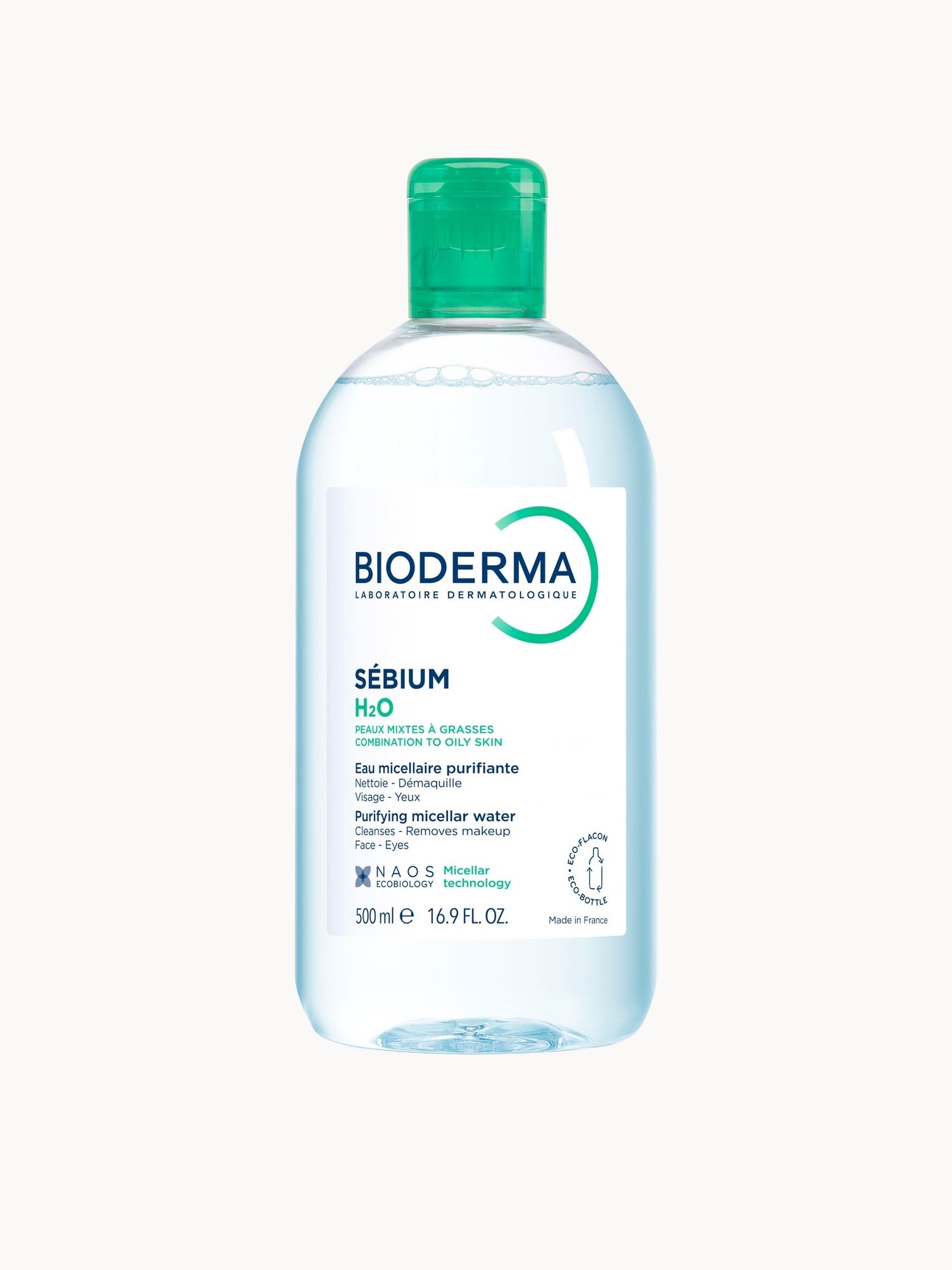 Bioderma Sebium Cleansing Micellar Water for Combination to Oily, Acne-Prone Skin 500ml