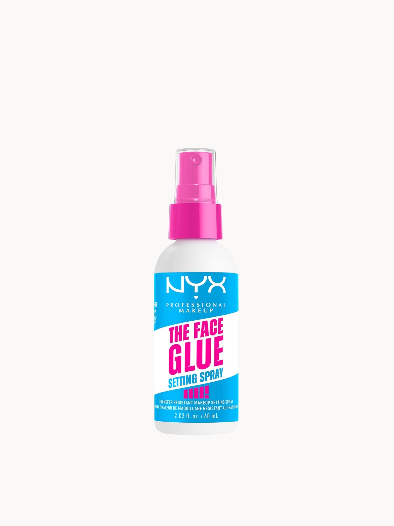 NYX Professional Makeup The Face Glue Setting Spray Up To 24 Hour Wear Transfer Resistant & Waterproof 60ml