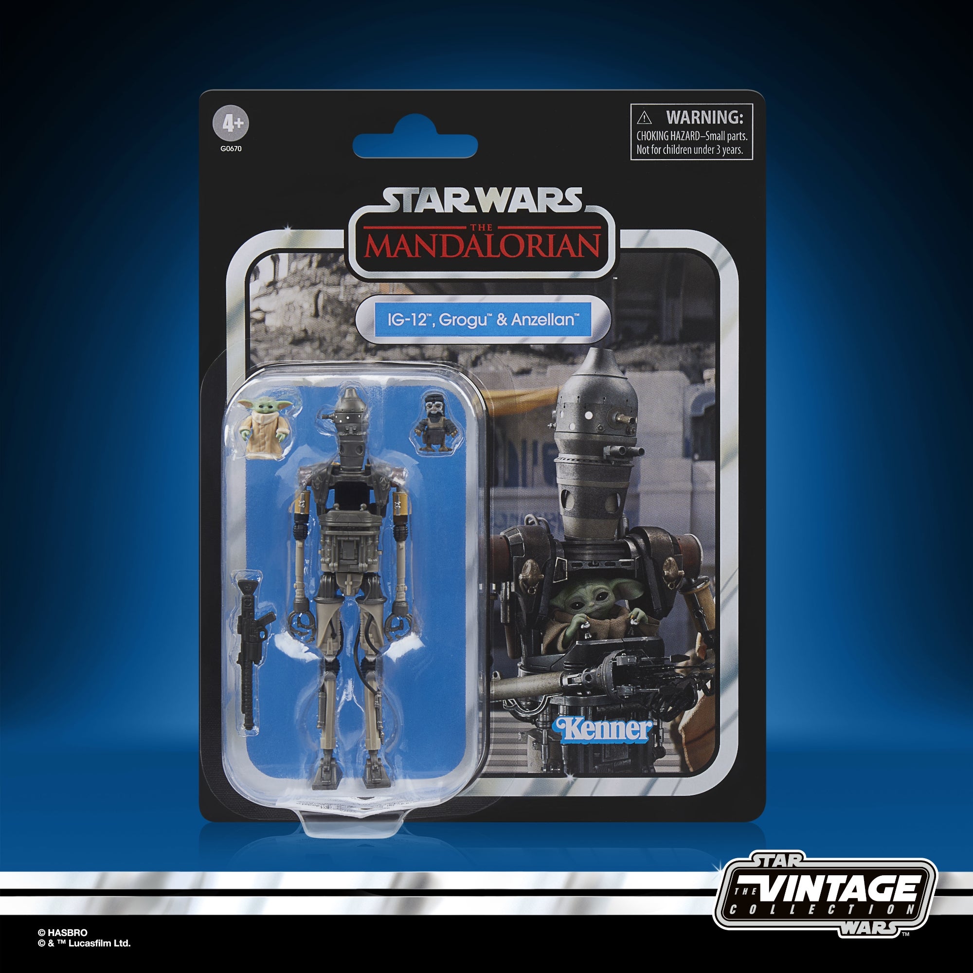 Star Wars The Vintage Collection IG-12, Grogu & Anzellan Deluxe