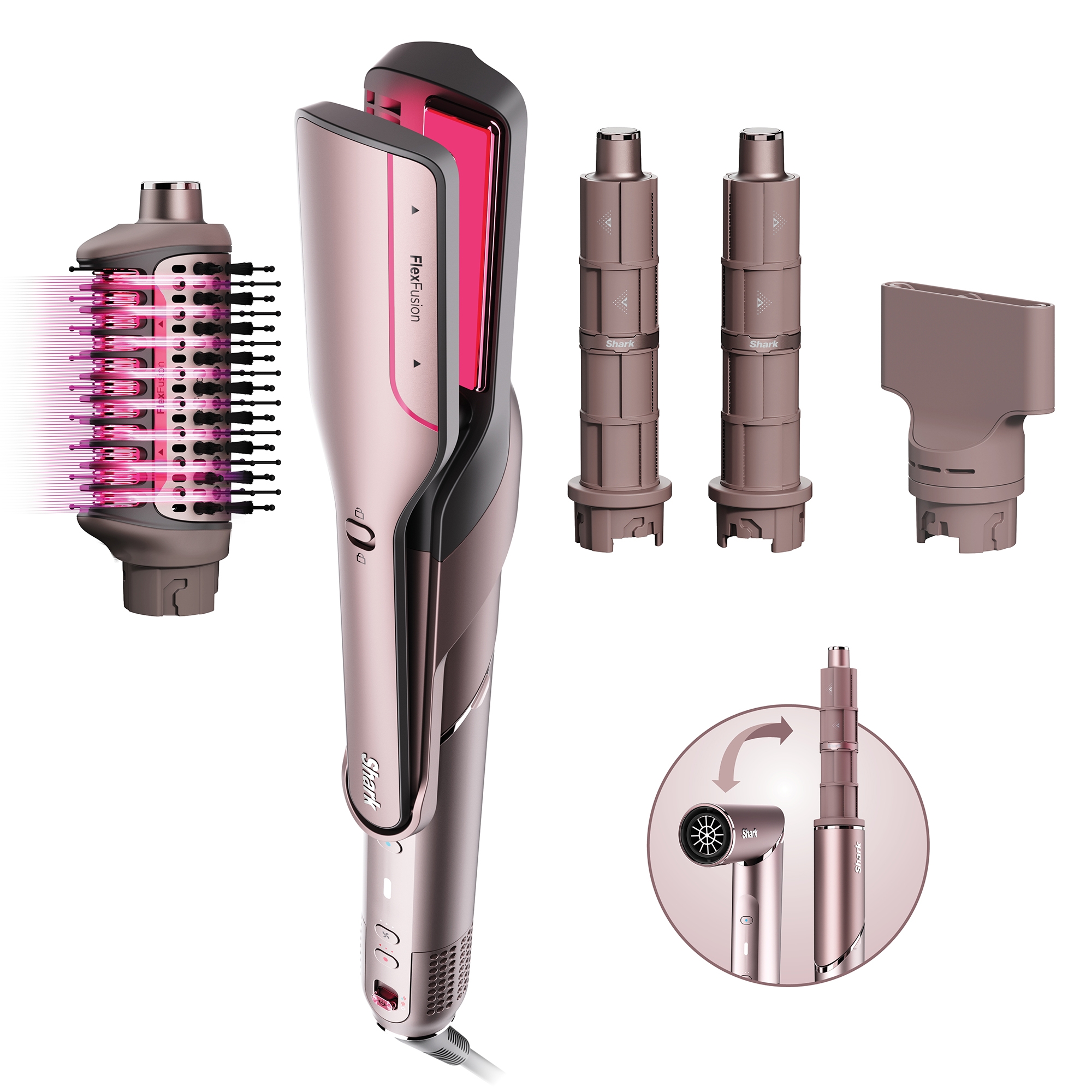 Shark FlexFusion Air + Ceramic System with Air Straightener