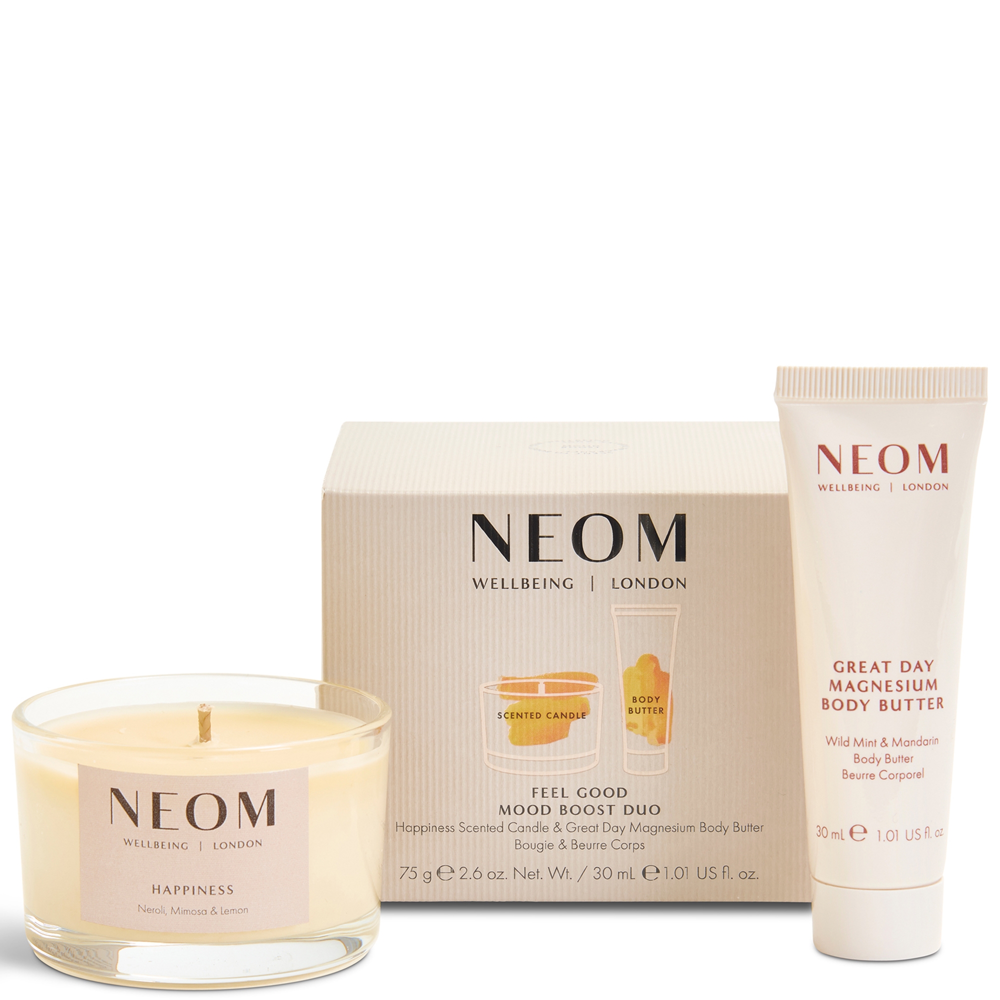 NEOM Feel Good Mood Boost Duo | LOOKFANTASTIC