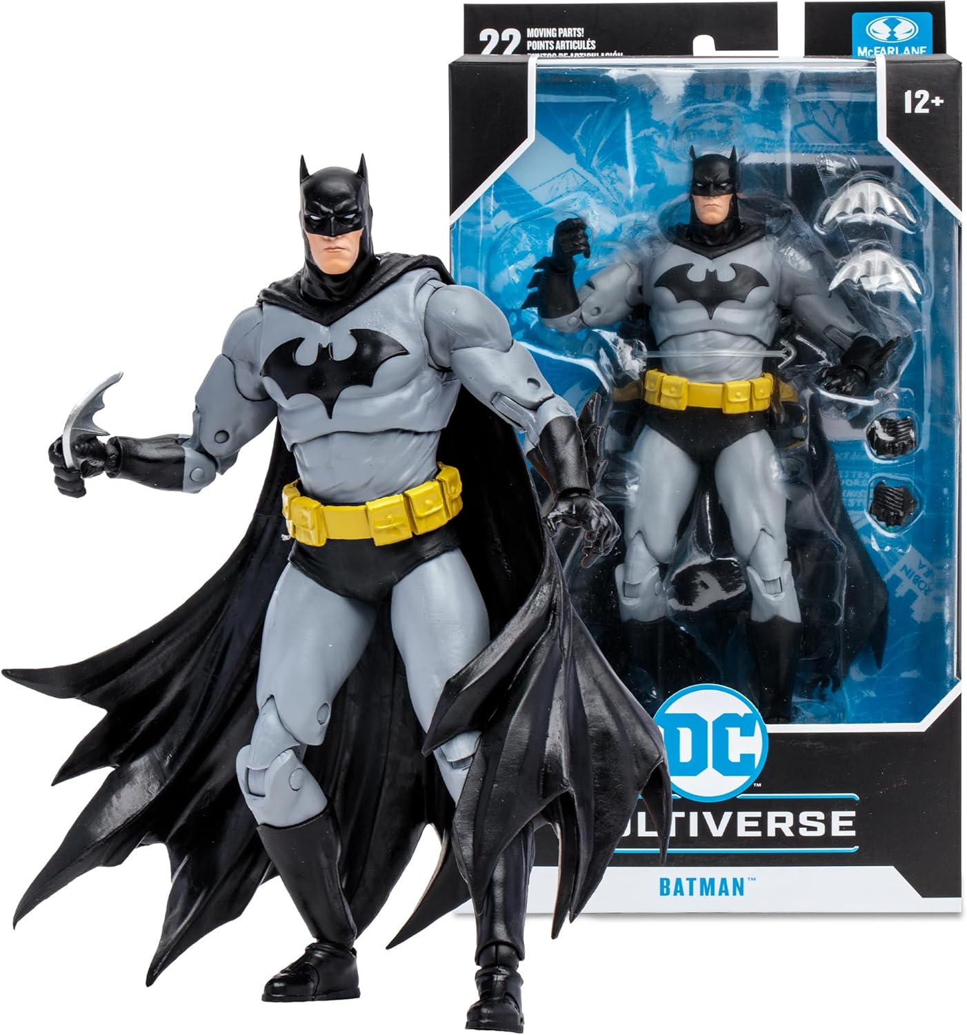 McFarlane DC MULTIVERSE 7IN - BATMAN (HUSH)(BLACK/GREY) | Zavvi UK