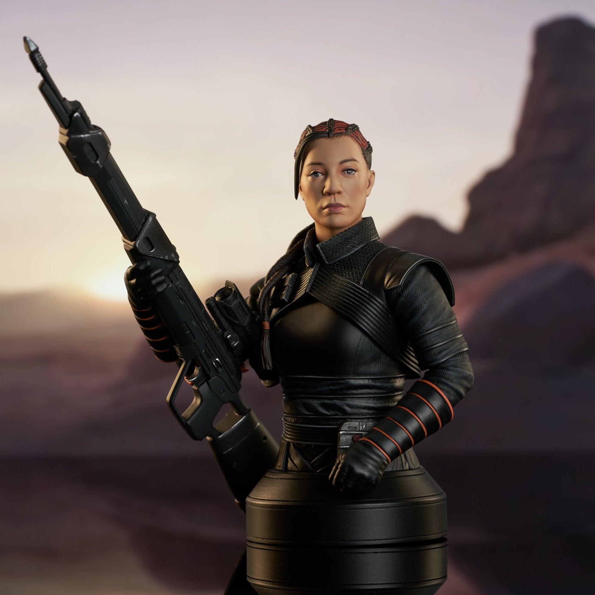 Diamond Select – Buste Fennec Shand Star Wars The Mandalorian – Échelle 1/6 – Figurine De Collection