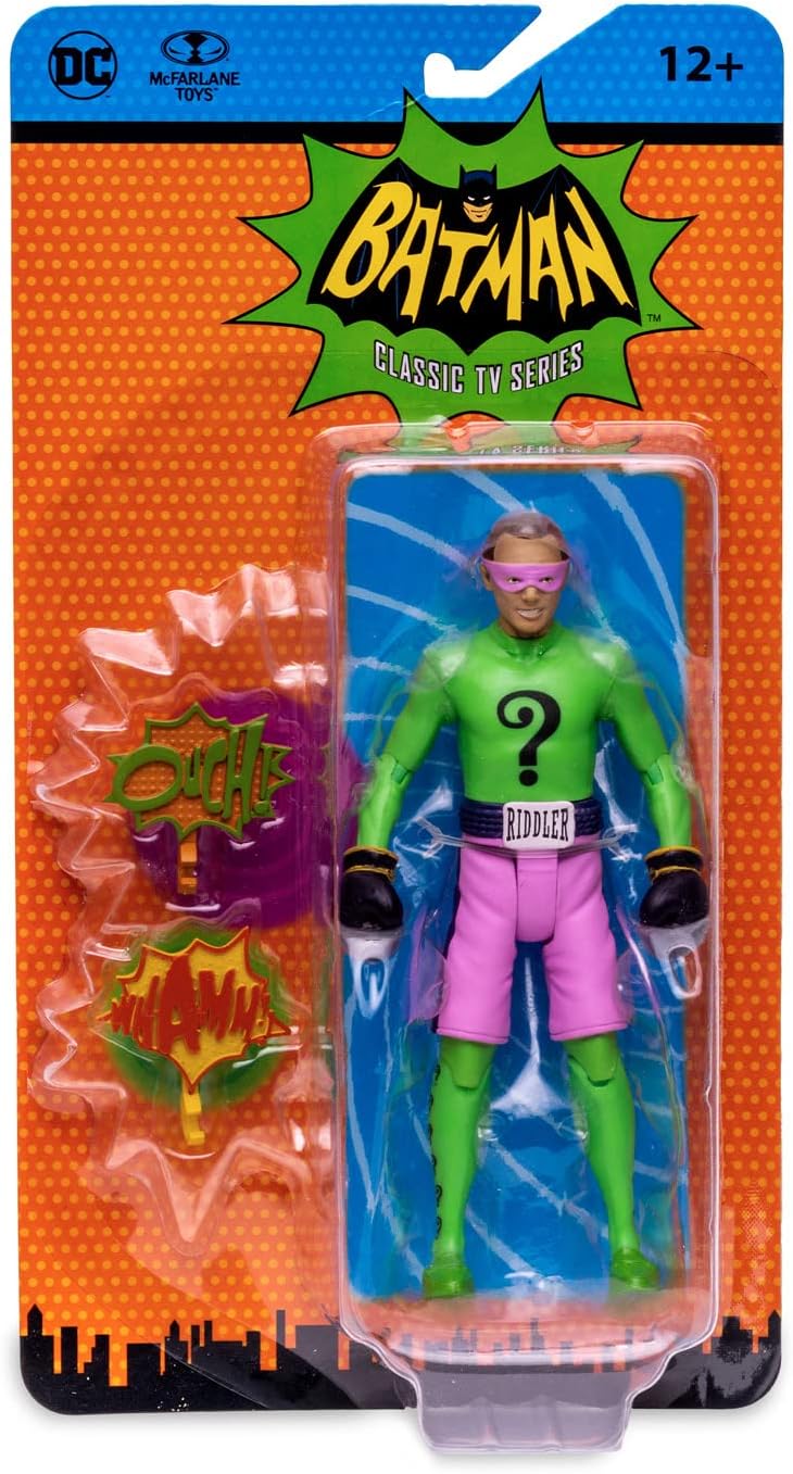 DC RETRO 6IN WV3 - BATMAN 66 - RIDDLER BOXING | Zavvi UK