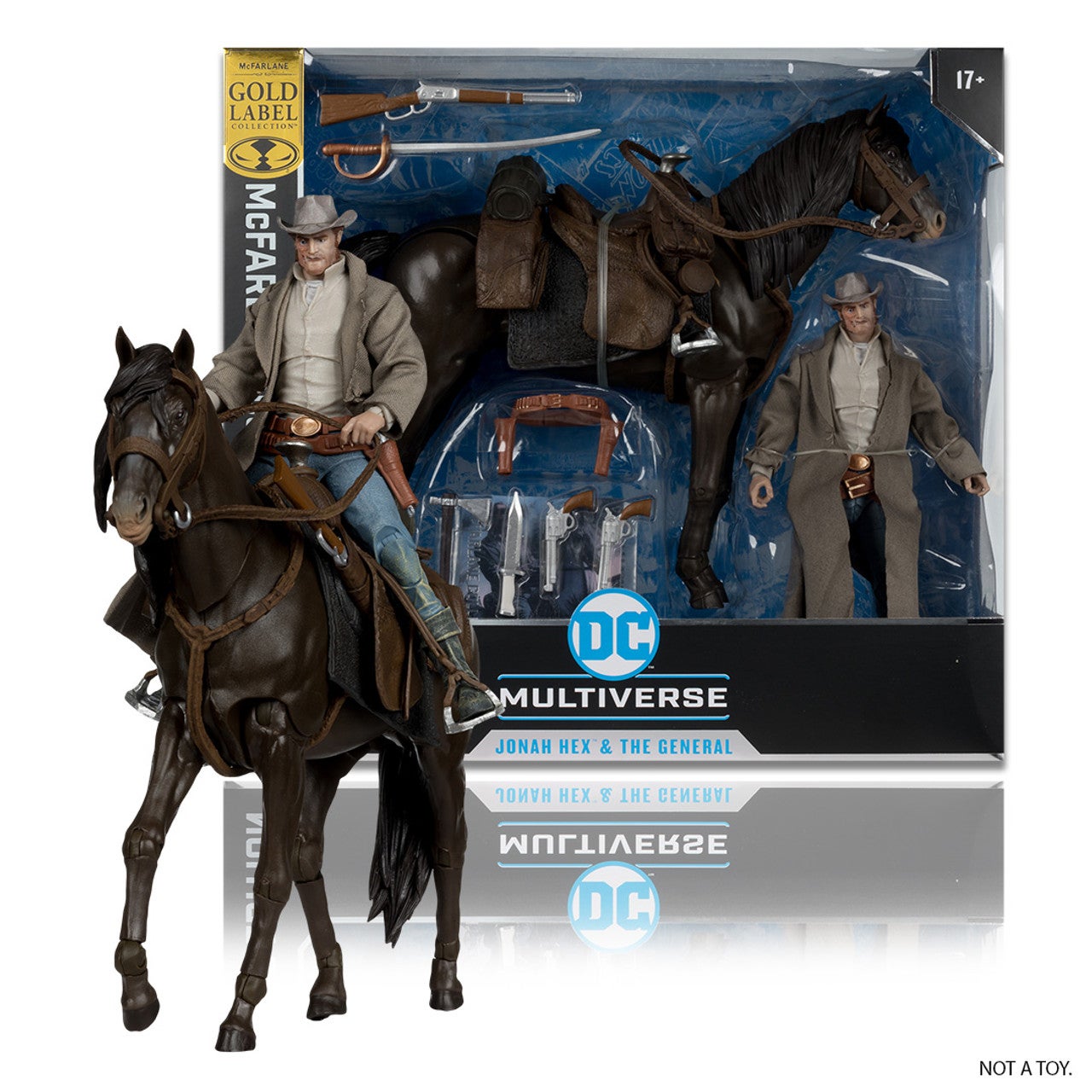 DC MCFARLANE COLLECTOR EDITION 2PK - JONAH HEX WITH THE GENERAL
