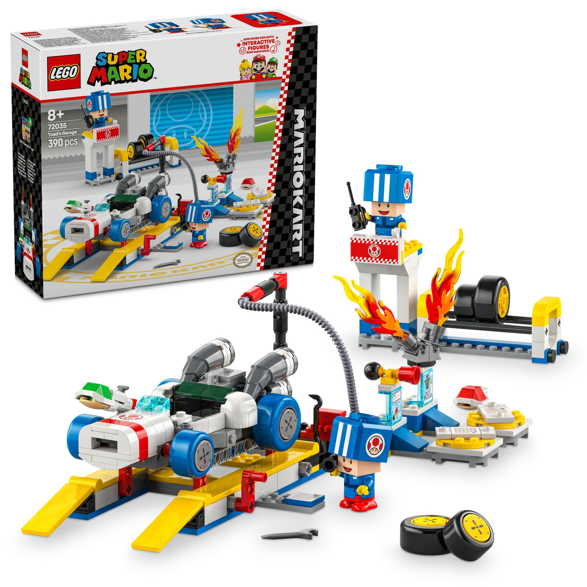 LEGO Super Mario: Mario Kart – Toad's Garage Toy Set 72035