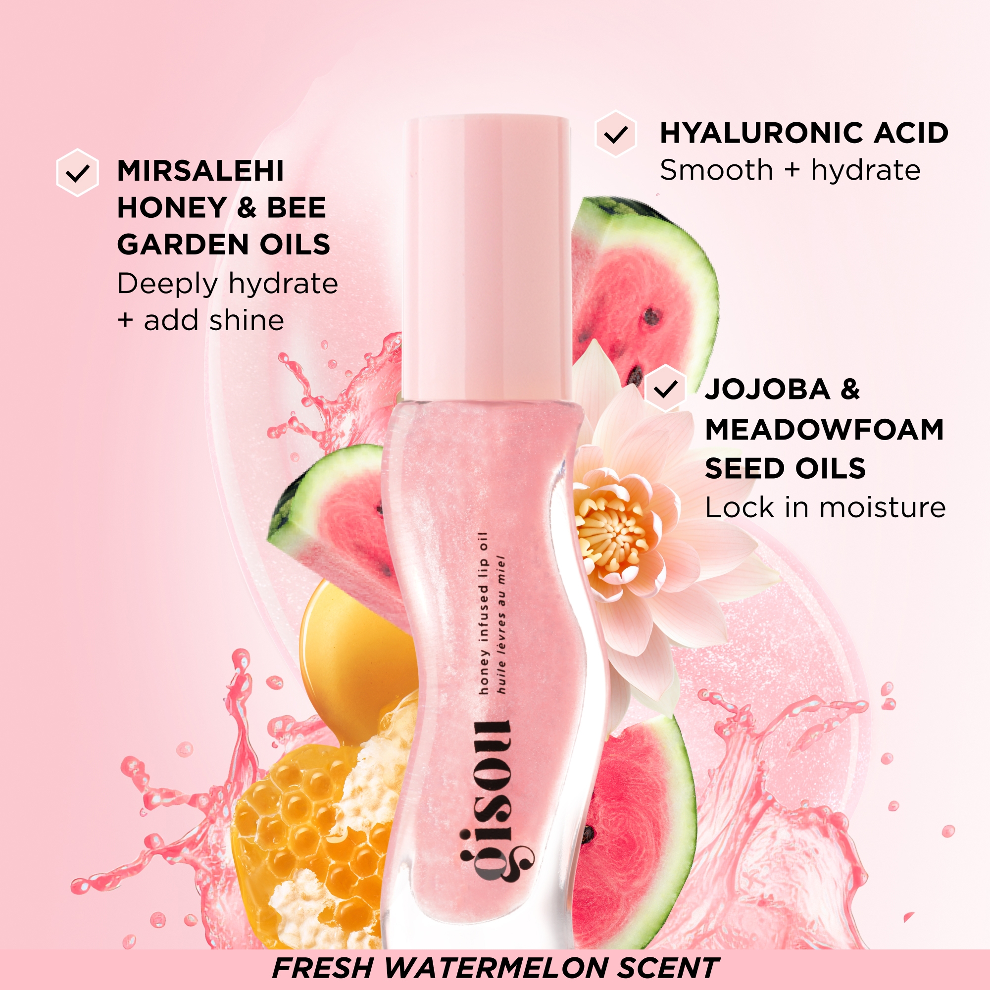 Gisou Honey Gloss Hydration Trio Worth £77 | Cult Beauty