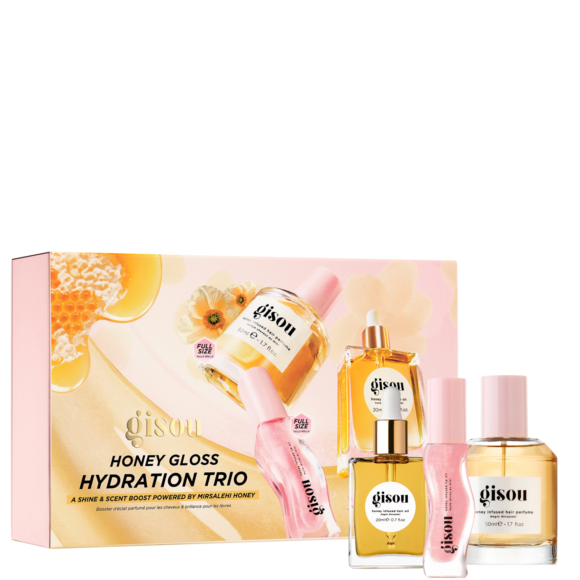 gisou HONEY GLOSS HYDRATION TRIO新品未開封箱入 Gisou Honey Gloss Hydration Trio Worth £77 | Cult Beauty