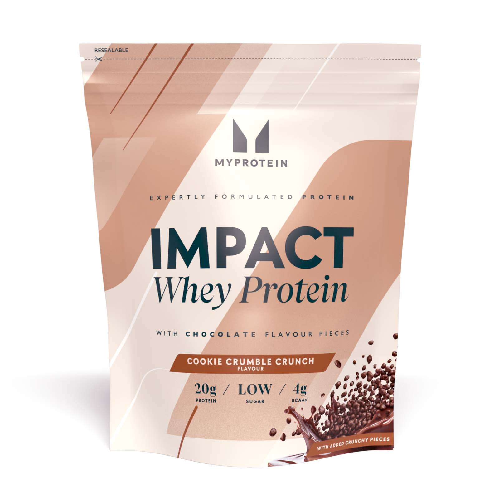 Impact Whey Protein Powder (Cookie Crumble Crunch with Crunchy Biscuit Pieces)