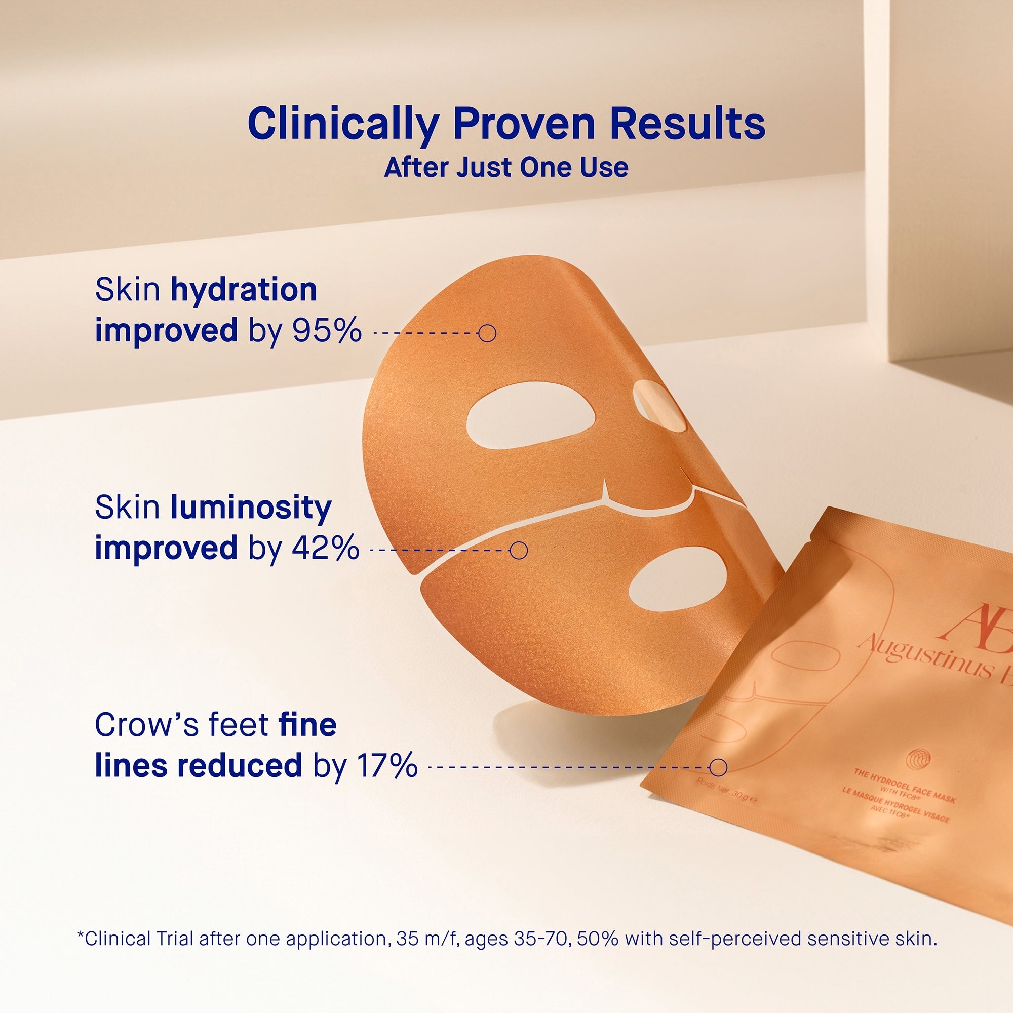 MZ SKIN Hydra-Lift Golden Facial Treatment Mask | Dermstore