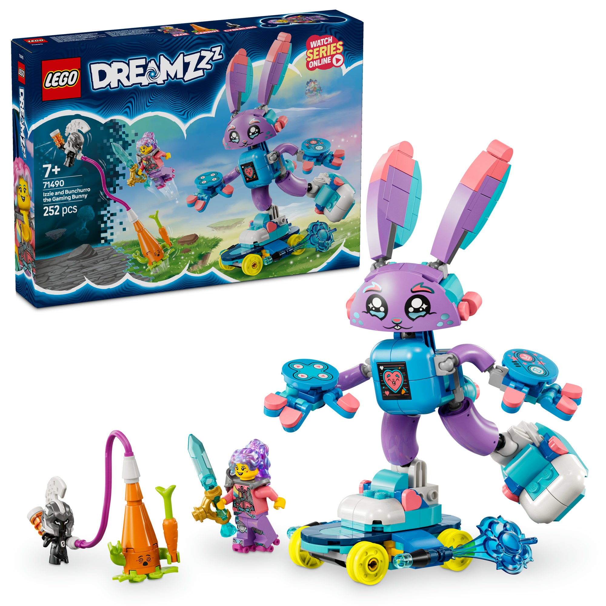LEGO® DREAMZzz™ Izzie and Bunchurro the Gaming Bunny Imagination