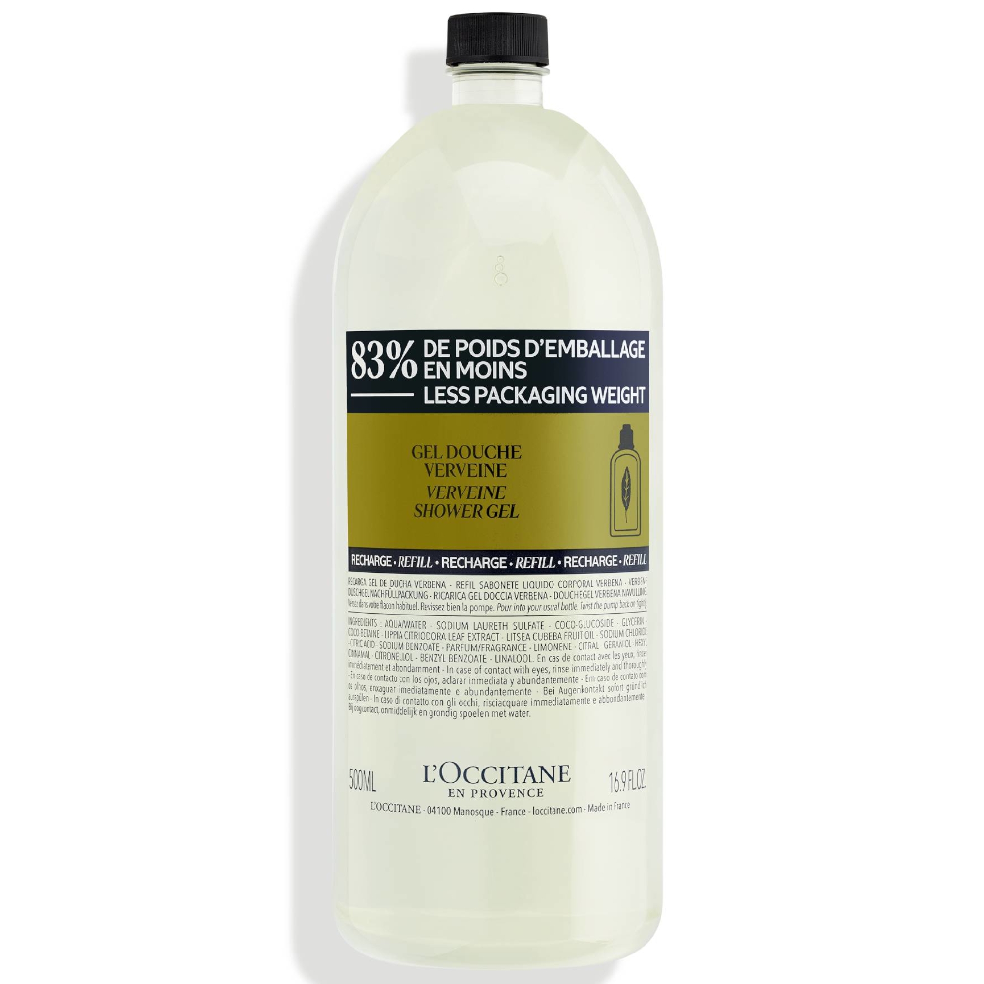 cult L'Occitane Verbena Shower Gel Refill 500ml
