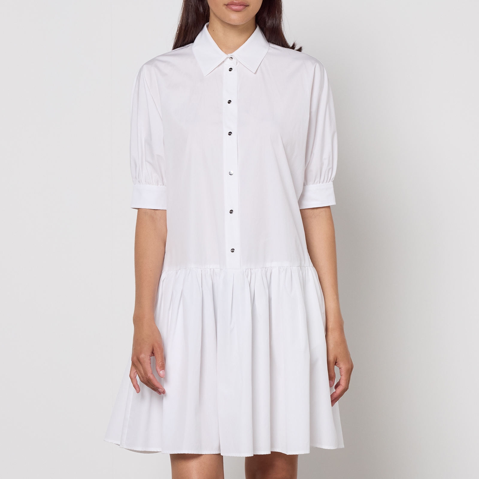 Max Mara Studio Caronte Cotton-Poplin Dress - UK 10 | Coggles