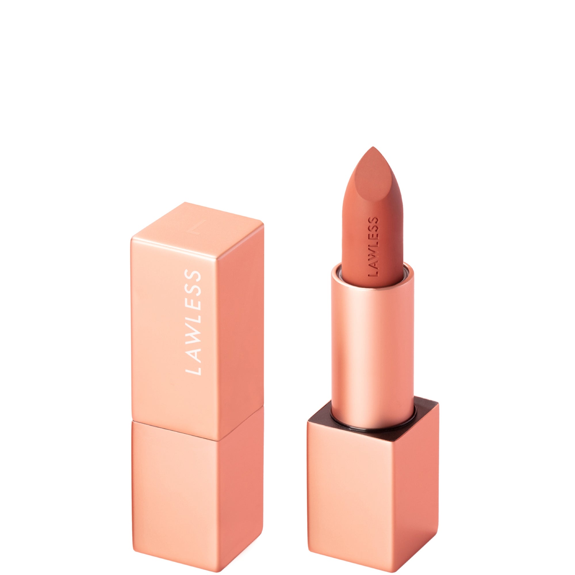 LAWLESS BEAUTY Forget the Filler Lip-Plumping Line-Smoothing Satin Cream Lipstick - 3.7g (various shades) | CultBeauty