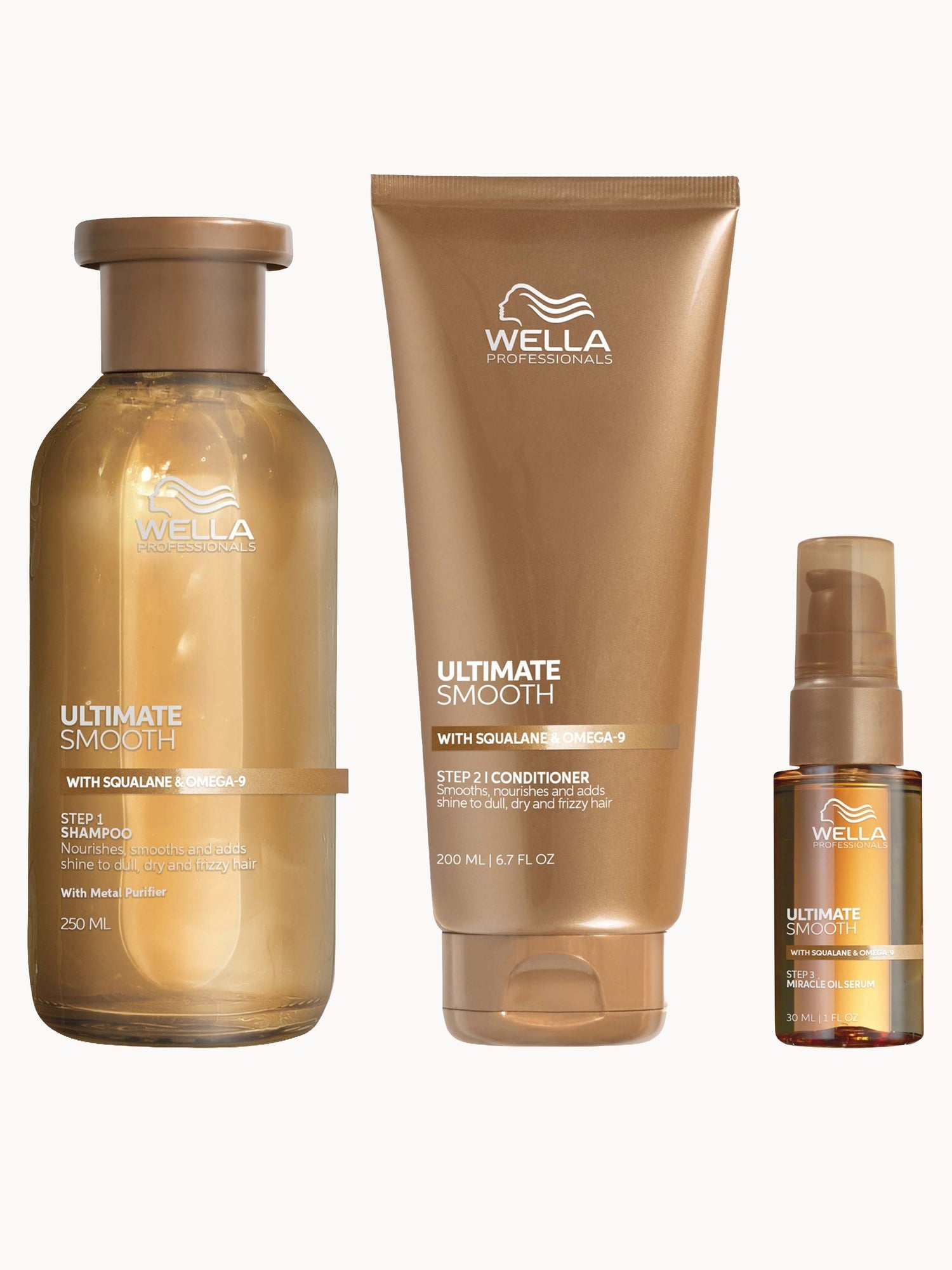Wella Professionals Ultimate Smooth Regimen Bundle with Squalane