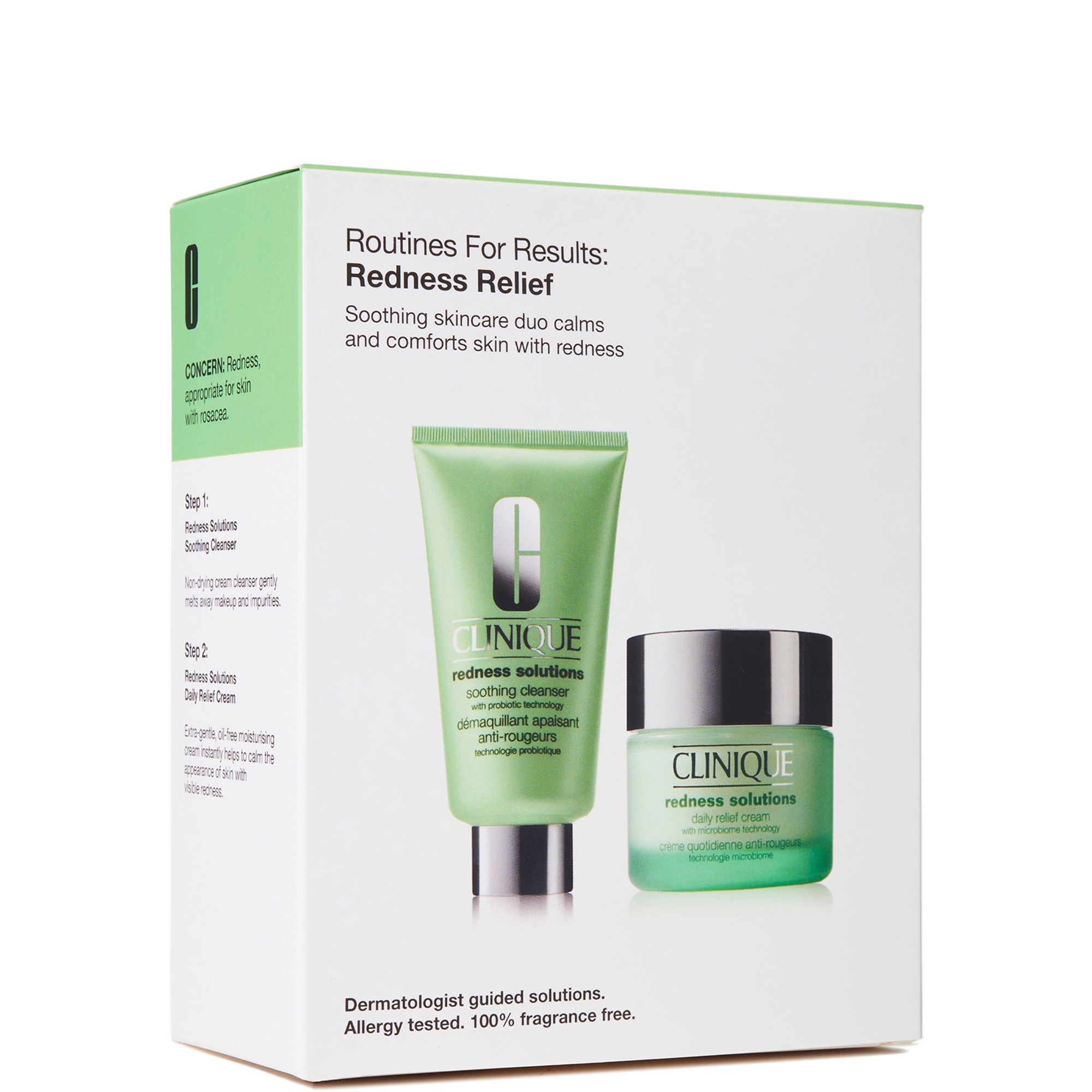 Clinique Routines For Results: Redness Relief Skincare Set | LOOKFANTASTIC