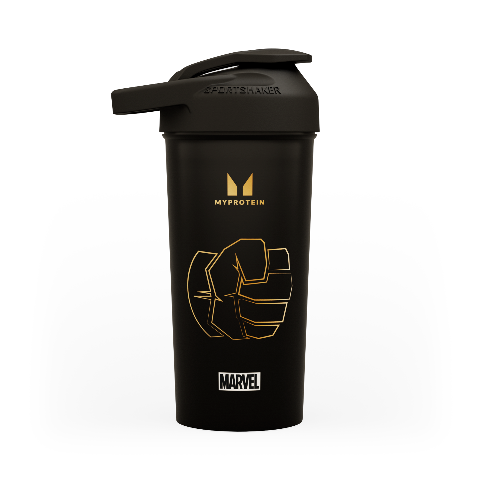 Myprotein X Sportshaker Wolverine Plastic Shaker - Black