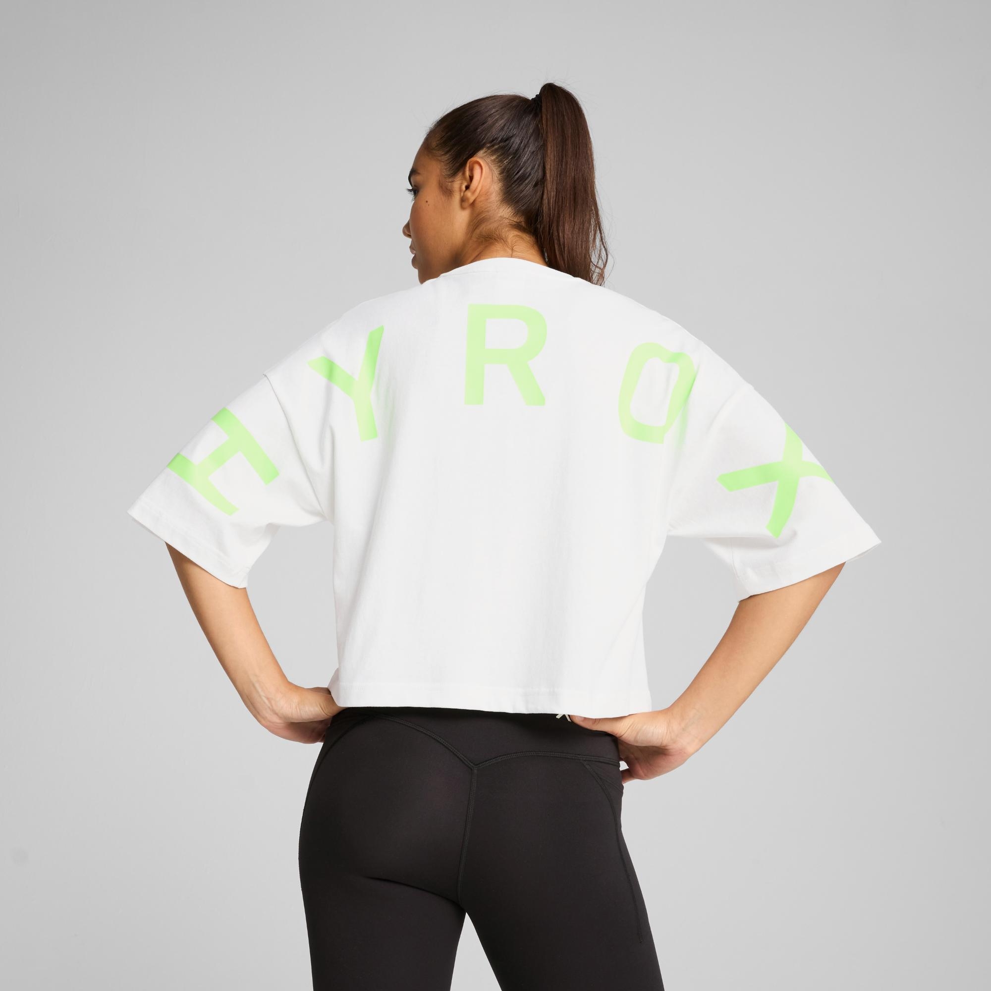 Womens PUMA x HYROX Oversize Tee - White - S | Hyrox UK