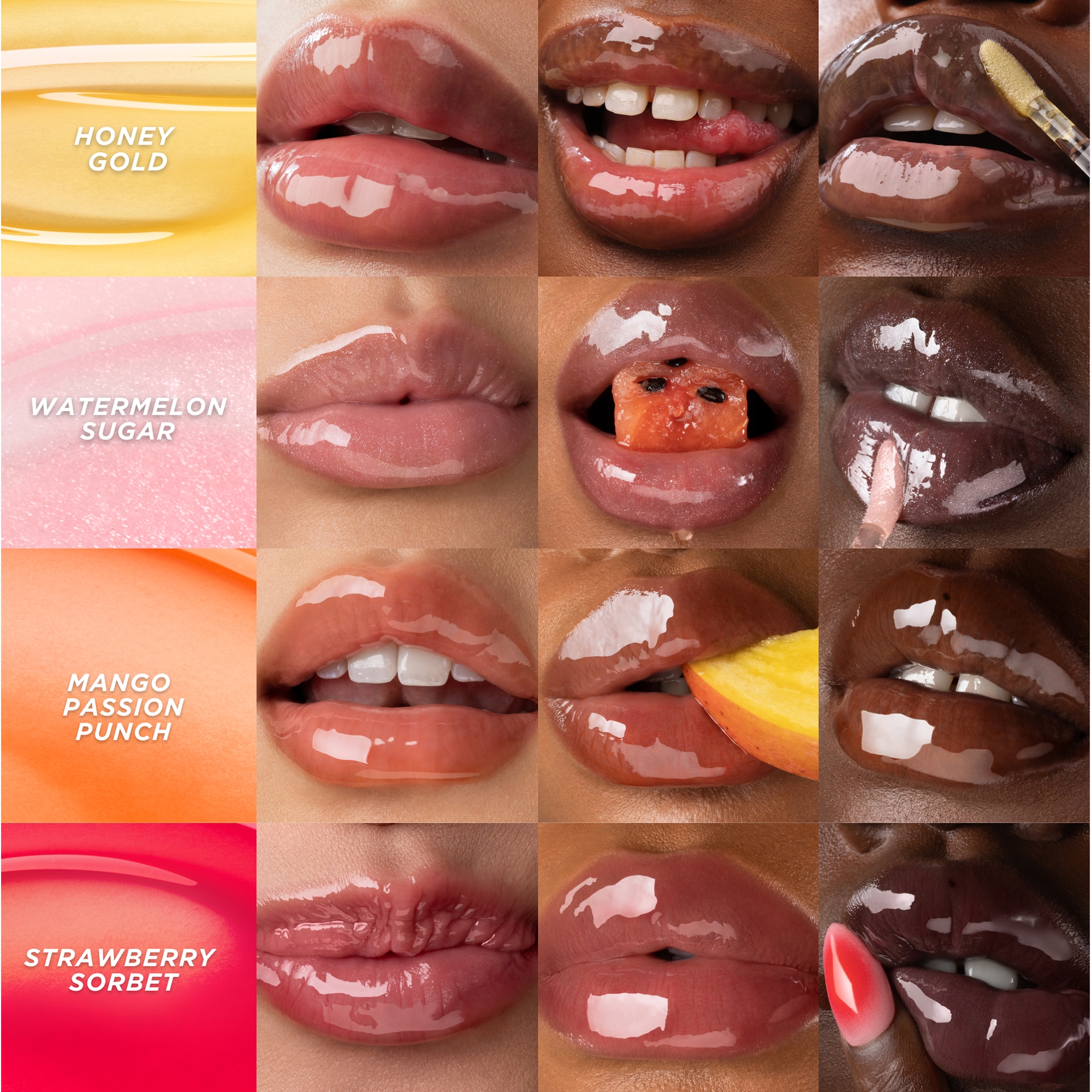 Gisou Honey Infused Lip Oil - Watermelon Sugar 8ml | Cult Beauty