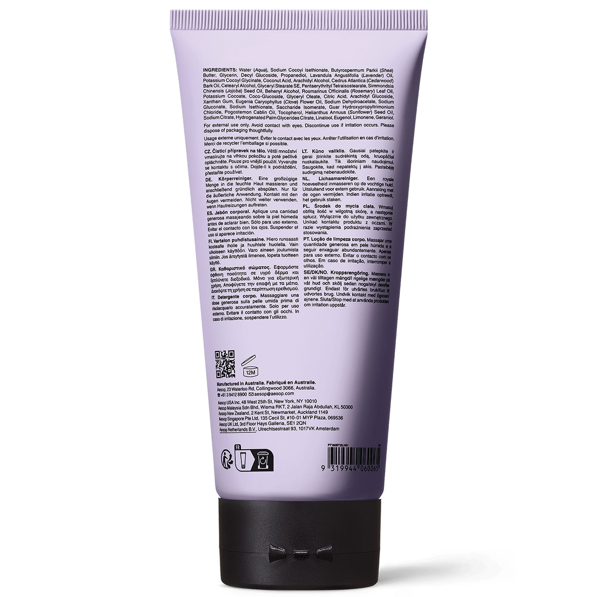 Aesop Eleos Nourishing Body Cleanser 180ml | Dermstore