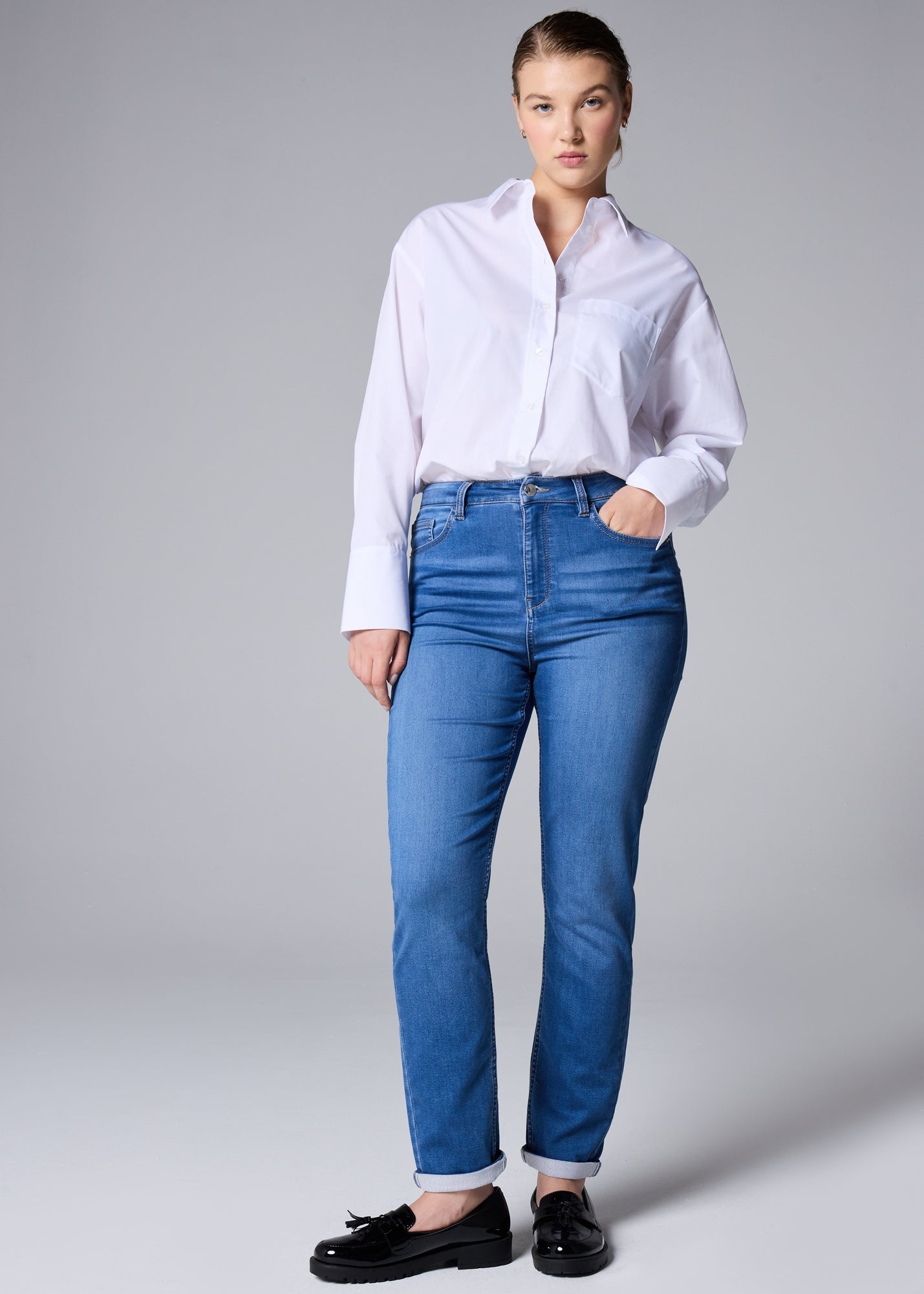 Jolie Midwash Comfort Slim Fit Jeans