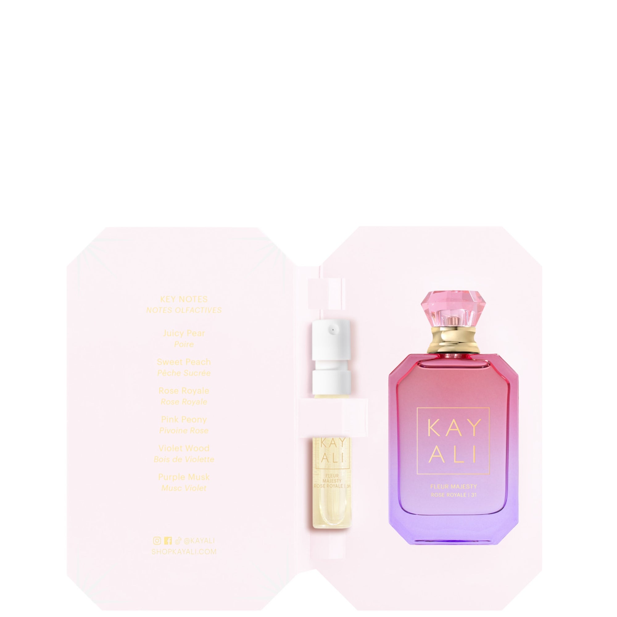 KAYALI Fleur Majesty Rose Royale 31 EDP 1.5ml | Cult Beauty