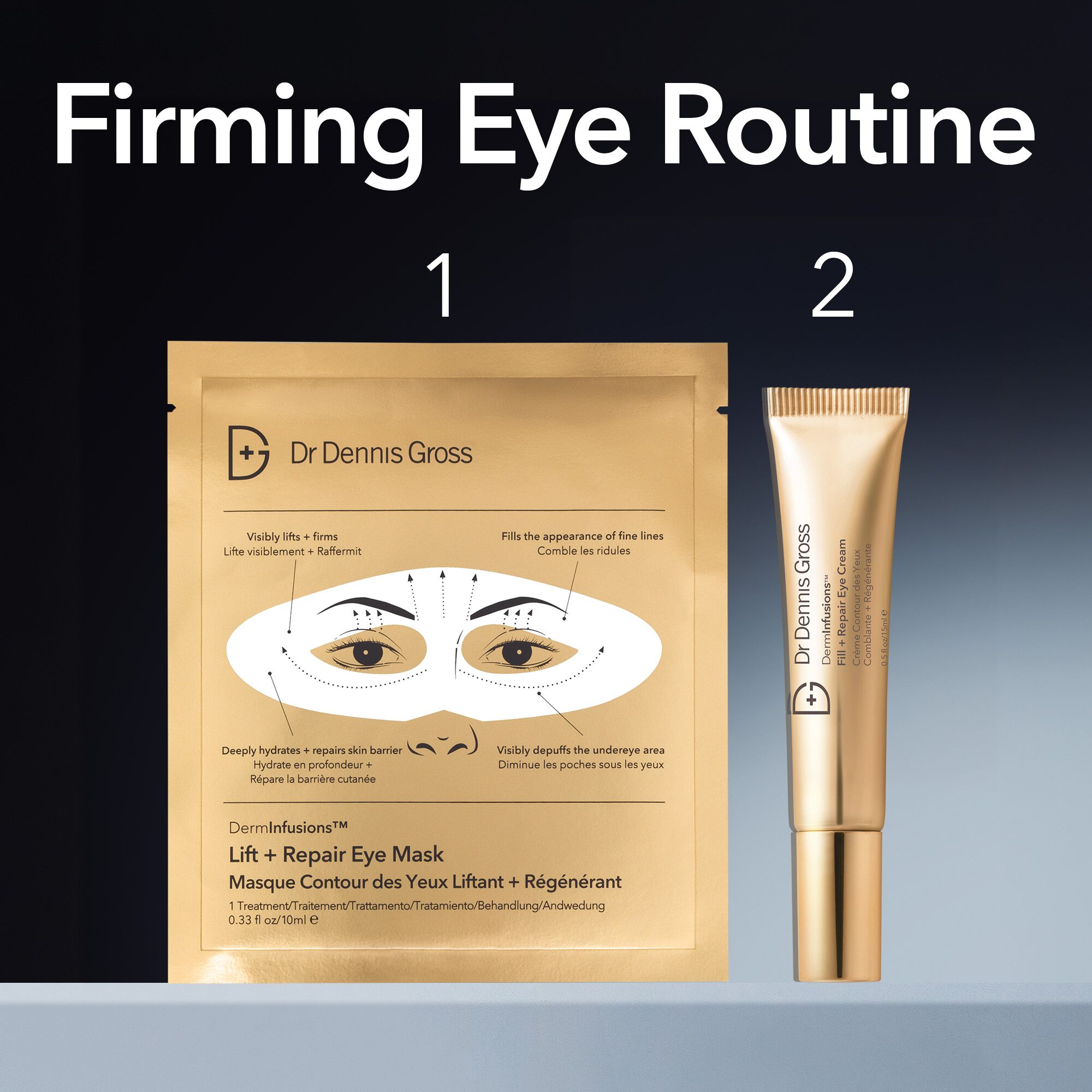Dr Dennis Gross Skincare DermInfusions Fill + Repair Eye Cream