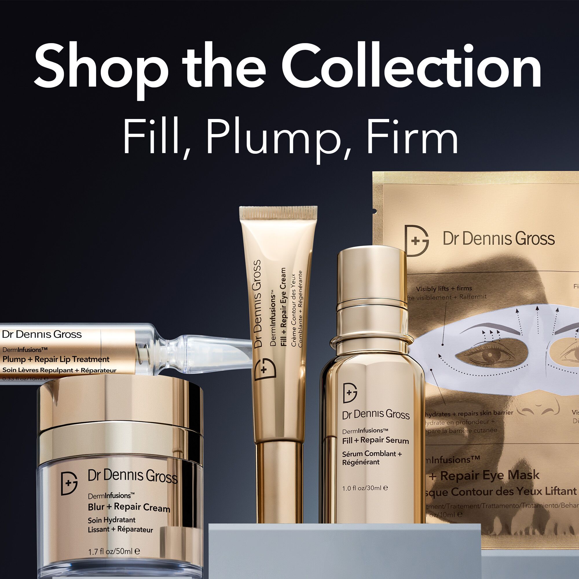 Dr Dennis Gross Skincare DermInfusions Fill + Repair Eye