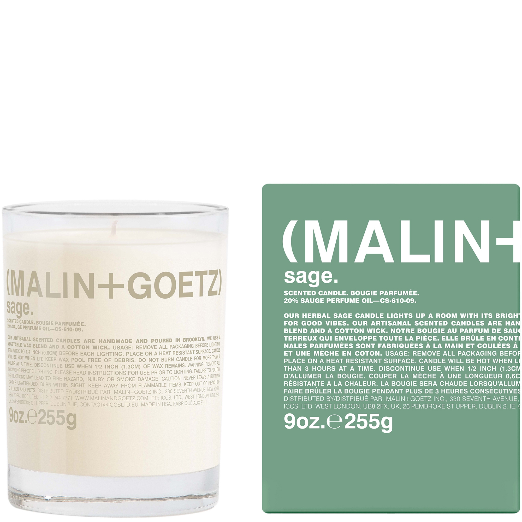 cult MALIN + GOETZ Sage Candle 225g